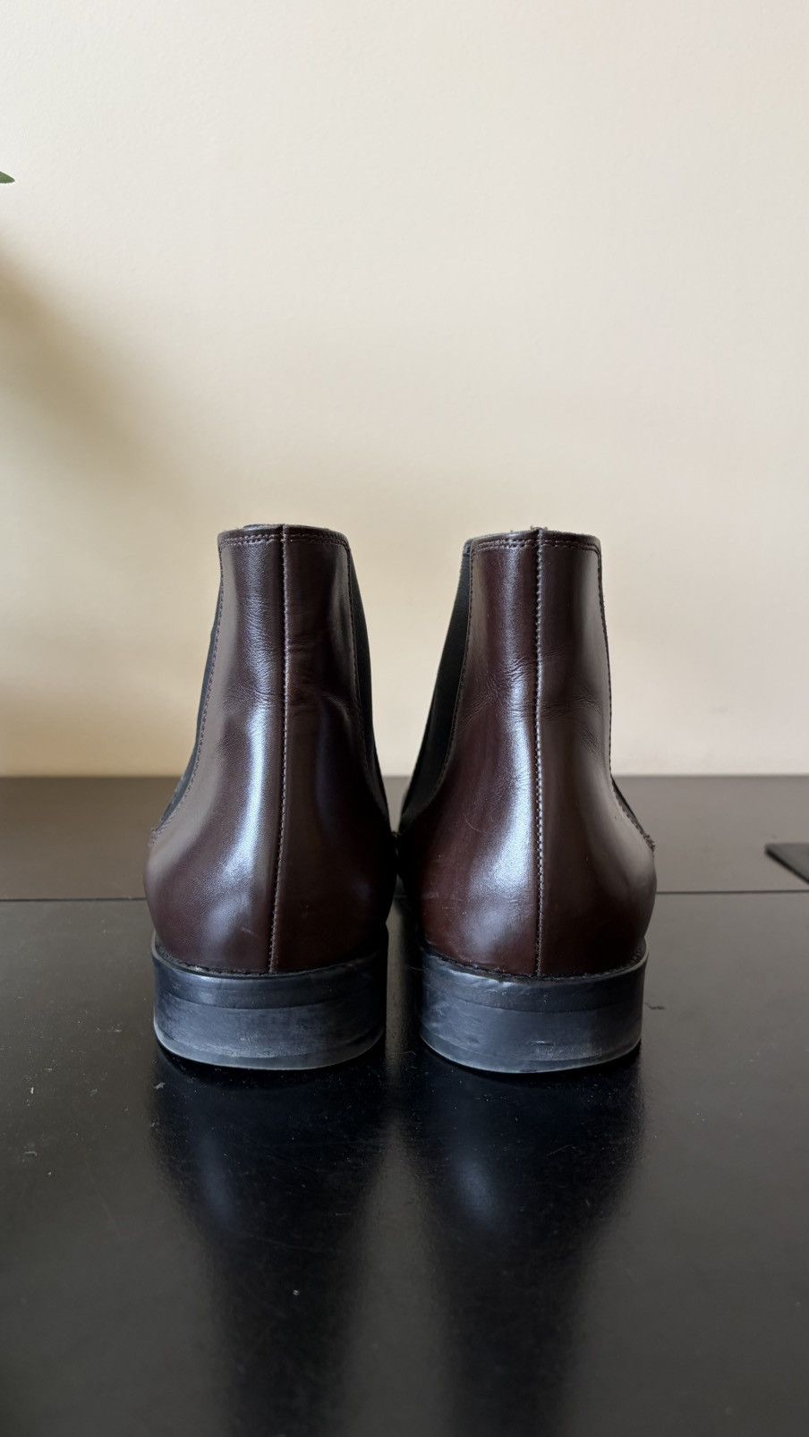 Sandro Sandro Paris Brown Leather Chelsea Boots – Size EU 42 Size US 9 / EU 42 - 5 Thumbnail