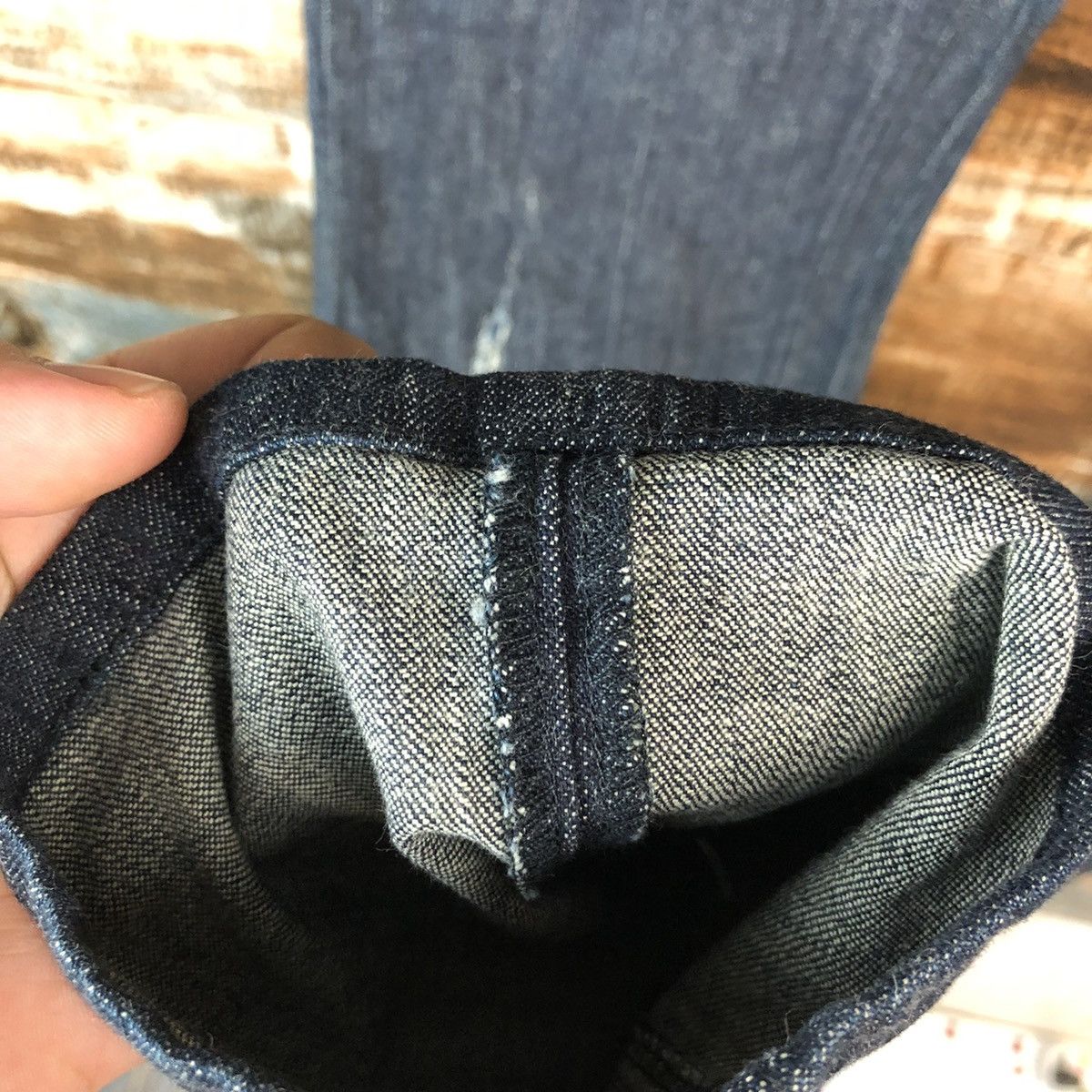 Andrea Pompilio Onitsuka Tiger x Andrea Pompilio Distressed Denim Pant #2446 Size US 29 - 17 Thumbnail
