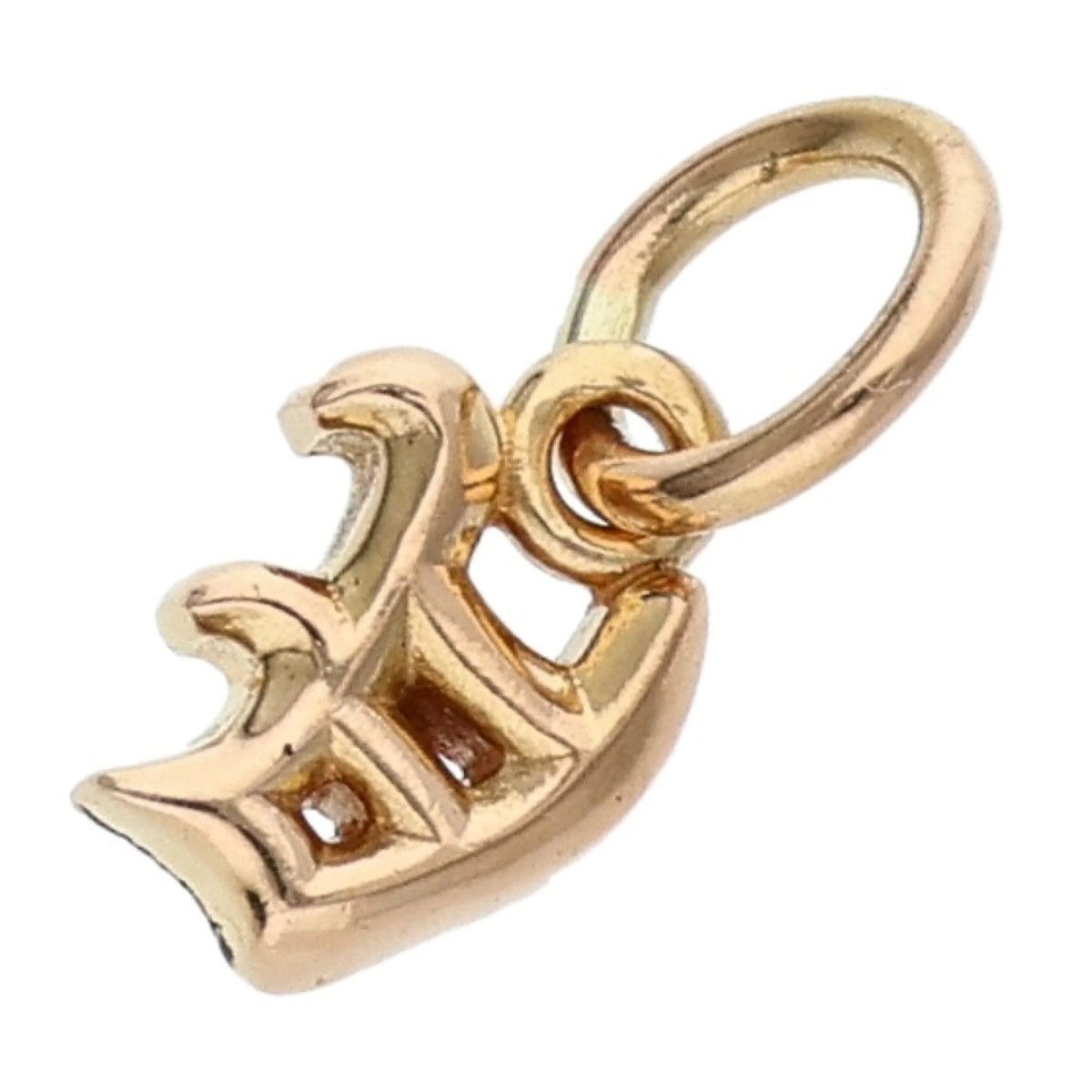 Chrome Hearts Chrome Hearts 22k Letter K Initial Alphabet Pendant