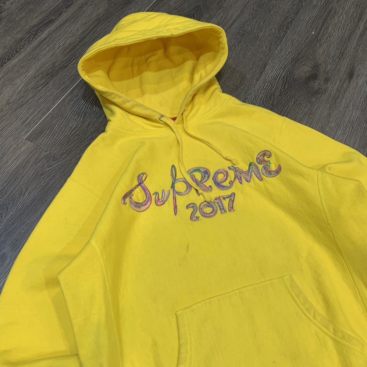 Supreme Supreme Brush Logo Hoodie Size US M / EU 48-50 / 2 - 2 Thumbnail