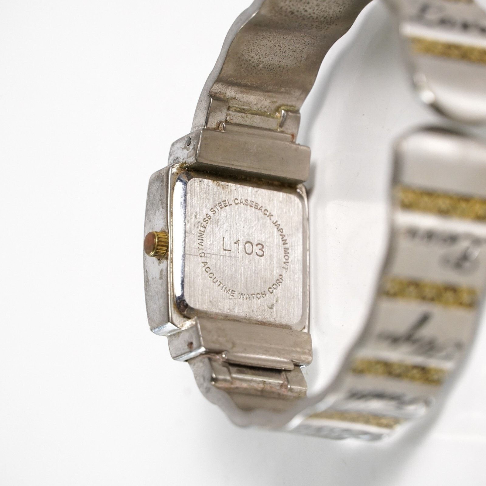 Other Accutime Heart Quartz Watch Stainless Steel Wristwatch Size ONE SIZE - 10 Thumbnail