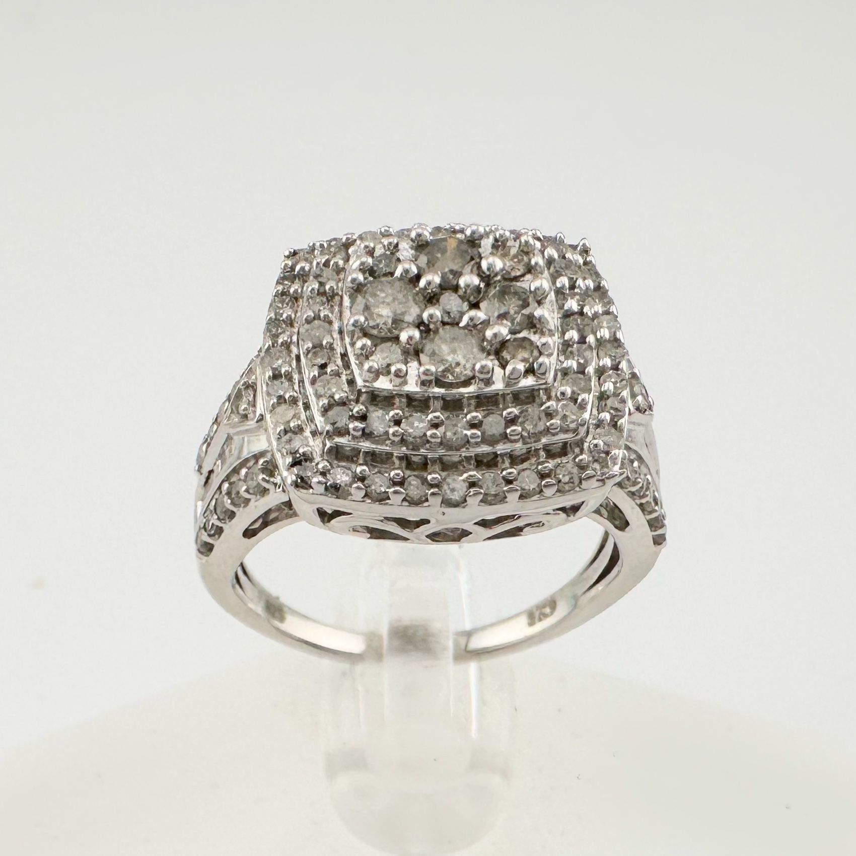 Other Beautiful 1.00 Carat Natural Cushion Cut Diamond Ring - 7.25 Size ONE SIZE - 3 Thumbnail