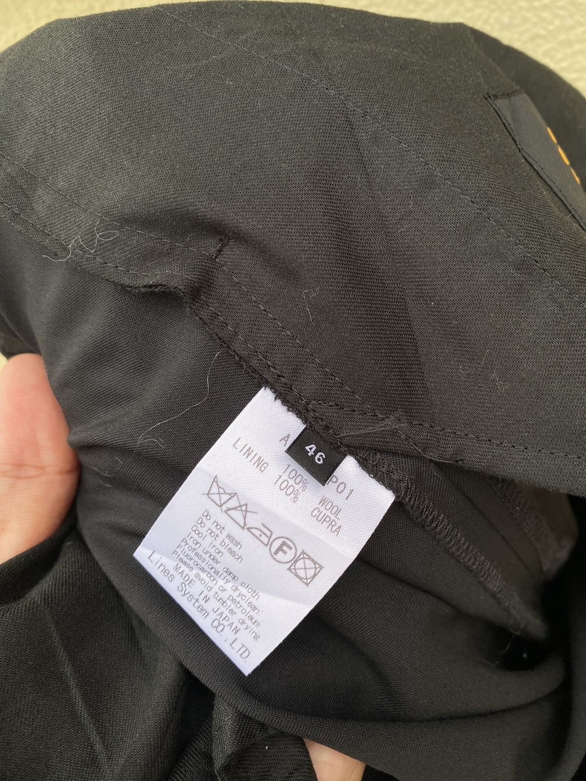 Ato Matsumoto black slim trousers Size US 32 / EU 48 - 6 Thumbnail