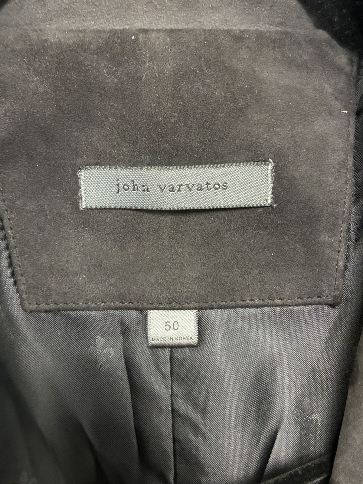 John Varvatos Rind Suede Leather Jacket EU 50 USA 40 Size US M / EU 48-50 / 2 - 9 Thumbnail