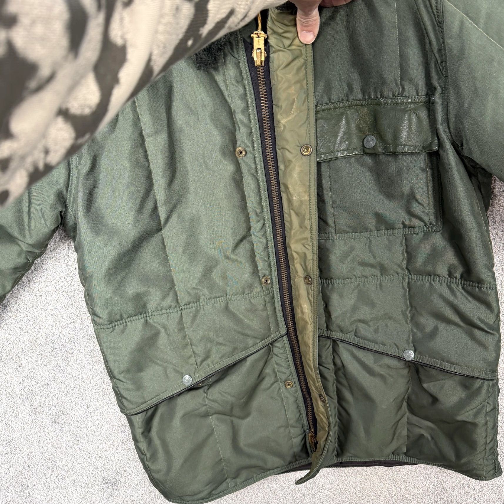 Refrigiwear VTG RefrigiWear Parka Coat Mens L Green 80s Insulated Hooded Workwear Gorpcore USA Parka Mens L Green 80s Size US L / EU 52-54 / 3 - 7 Thumbnail