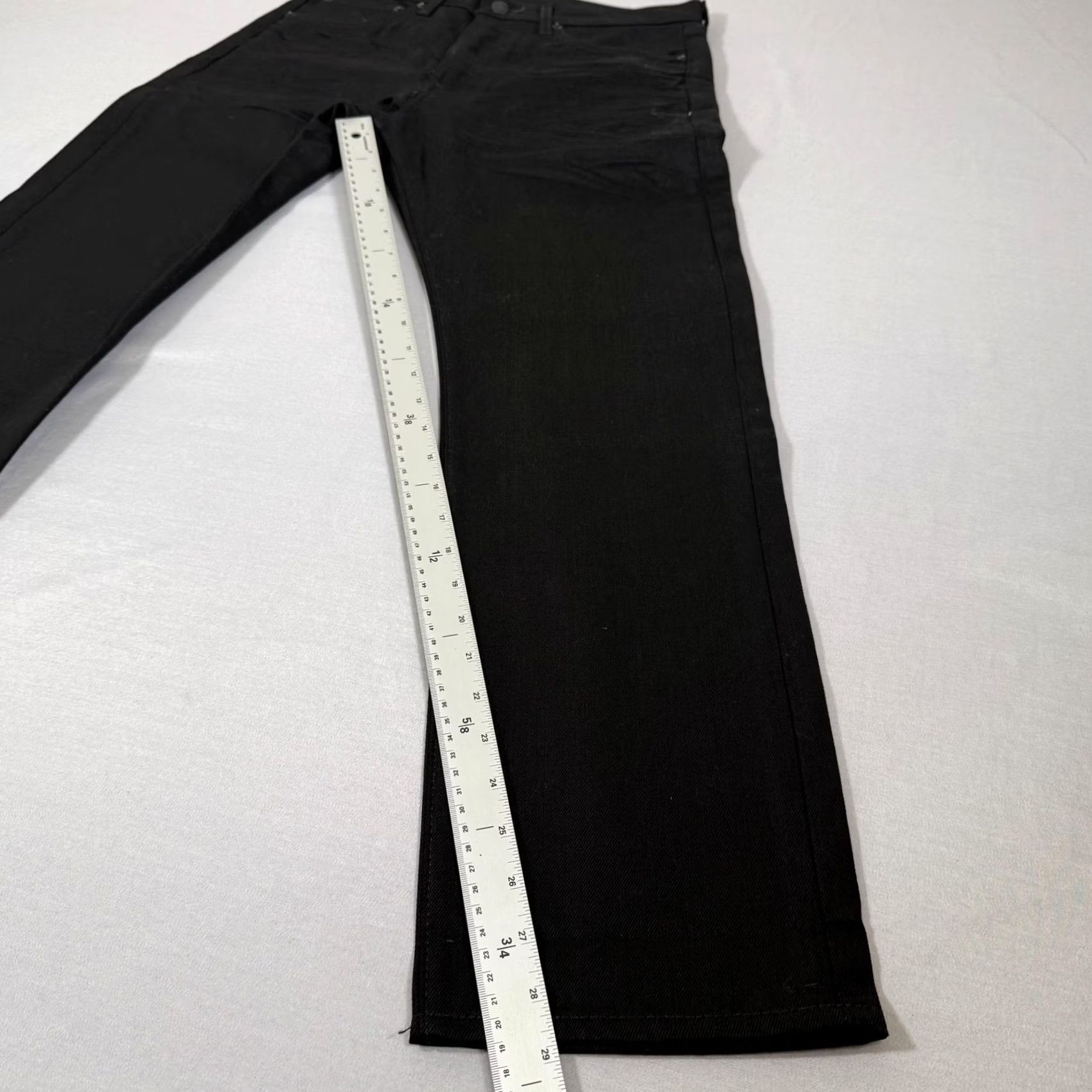 Levi's Levi's 501 Jeans Black 32x29 Denim Straight Fit Button Fly Regular Mens Jeans Size US 32 / EU 48 - 3 Thumbnail