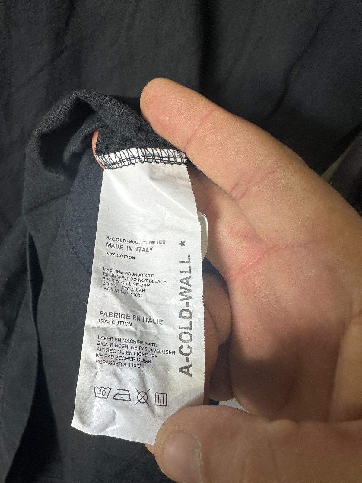 A-COLD-WALL* A Cold Wall Logo Priniting Long Sleeve Shirt Size US M / EU 48-50 / 2 - 4 Thumbnail