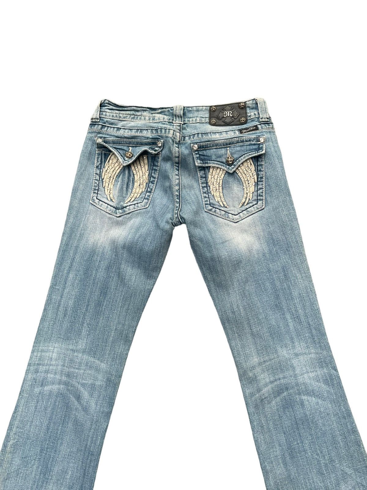 Designer × Miss Me Miss Me Flare Distresed Denim Size 32" / US 10 / IT 46 - 8 Thumbnail