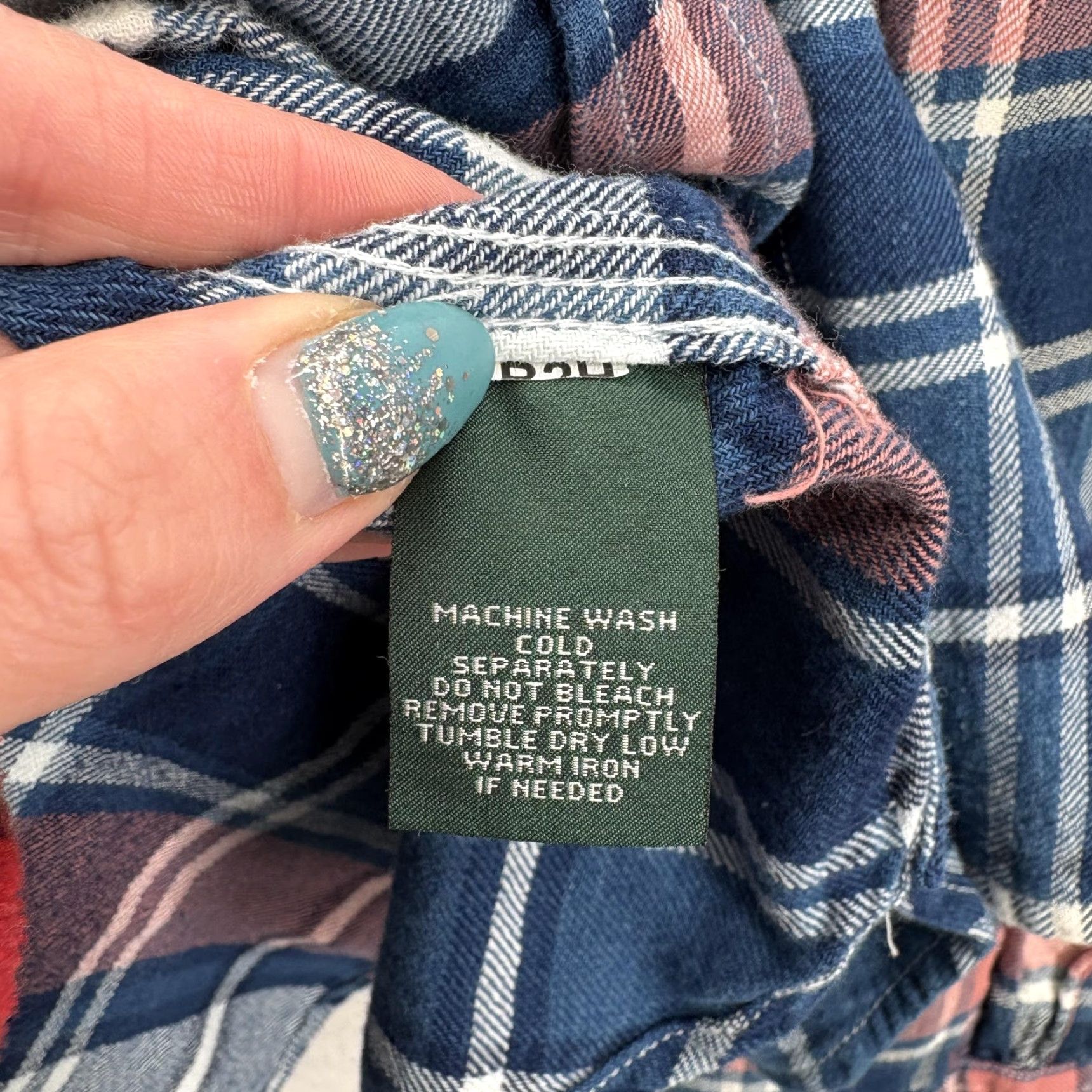 Ralph Lauren Lauren Ralph Lauren Shirt Womens 1X Multicolor Plaid Flannel Button Front Top Size XL / US 12-14 / IT 48-50 - 4 Thumbnail