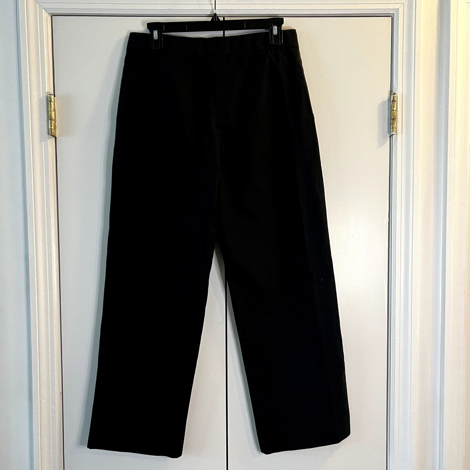 Nili Lotan Nili Lotan cotton blend dress pants black high rise size 4 Size 27" / US 4 / IT 40 - 4 Thumbnail