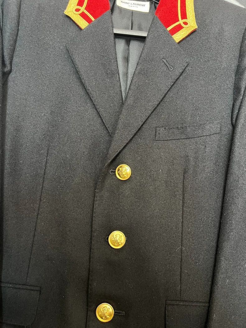 Saint Laurent Paris Saint Laurent Gold Button Blazer Jacket-2507 Size US L / EU 52-54 / 3 - 4 Thumbnail