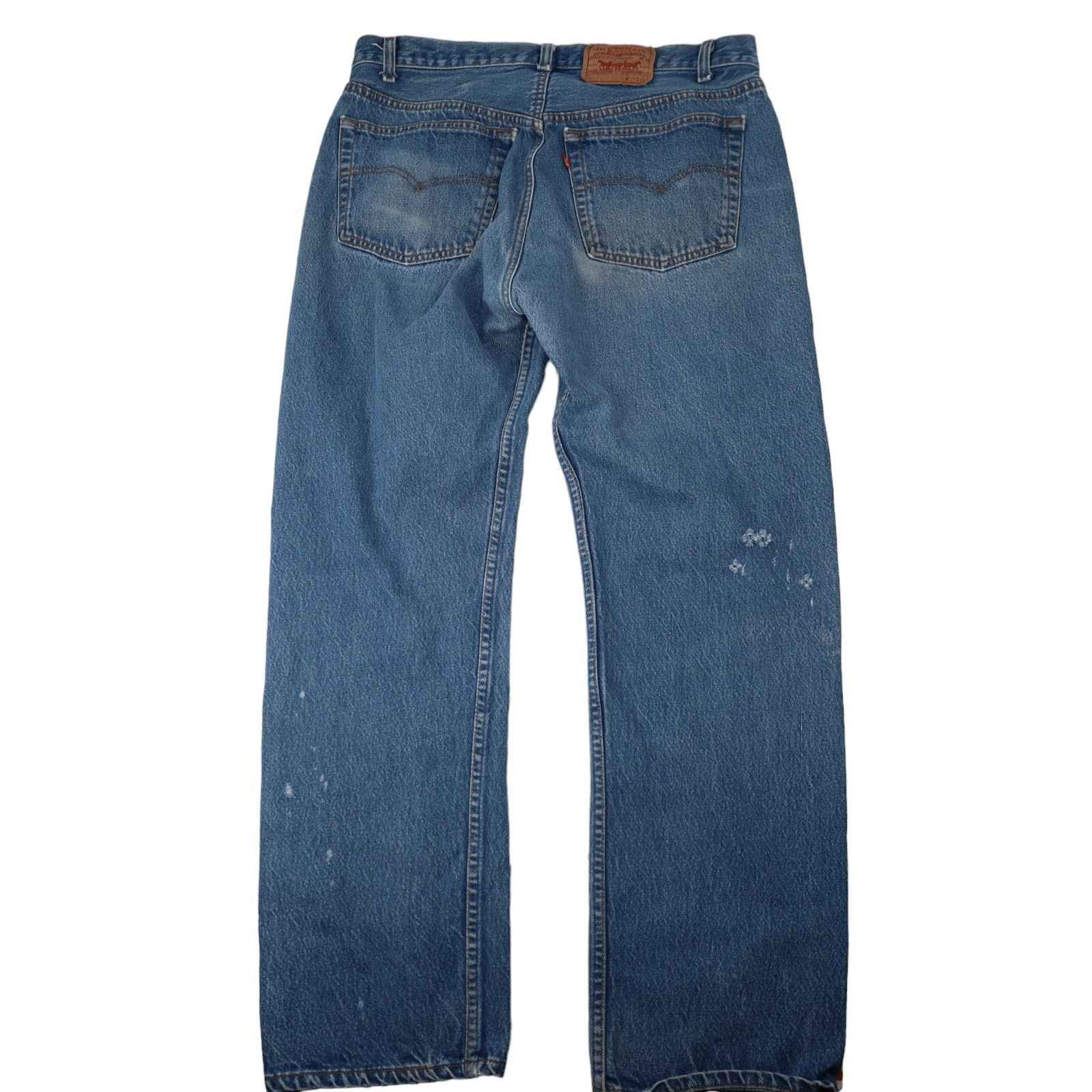 Levi's × Vintage Vintage USA Made Levis 501 Distressed Denim Jeans Size US 34 / EU 50 - 11 Thumbnail