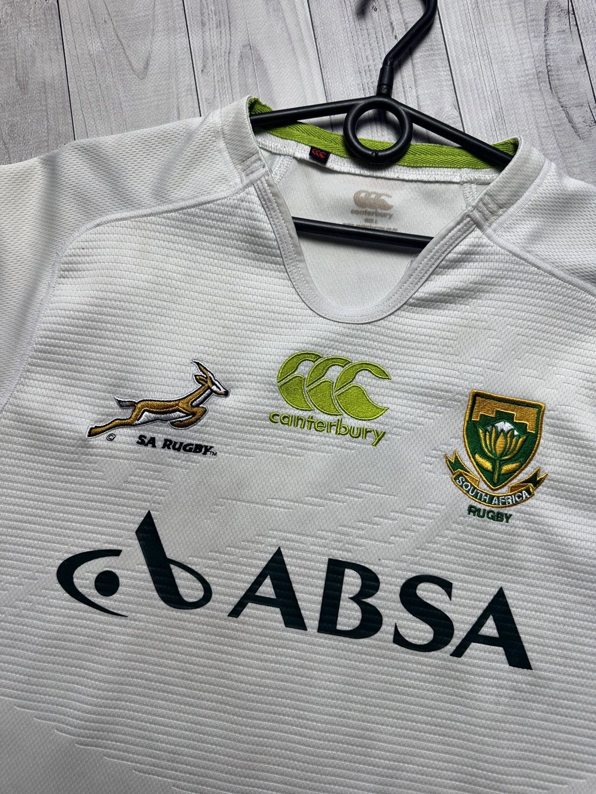 Vintage South Africa rugby jersey size L Canterbury logo Size US L / EU 52-54 / 3 - 3 Thumbnail