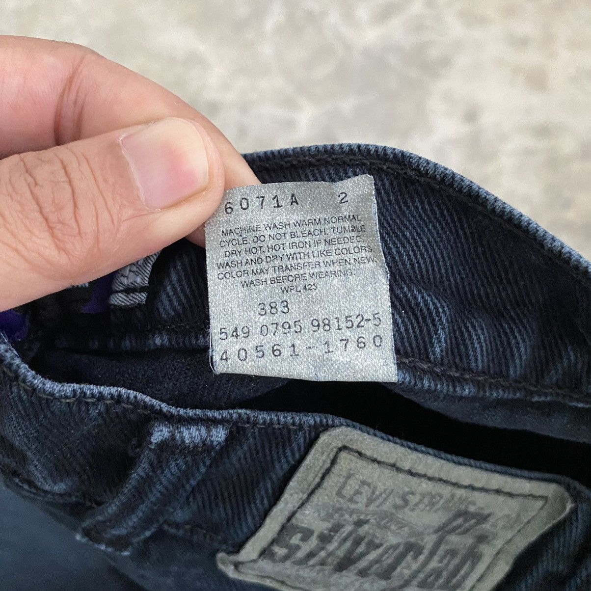 Levi's Vintage 1995 Levis Silvertab “Baggy” Faded Black Jeans Size US 32 / EU 48 - 18 Thumbnail