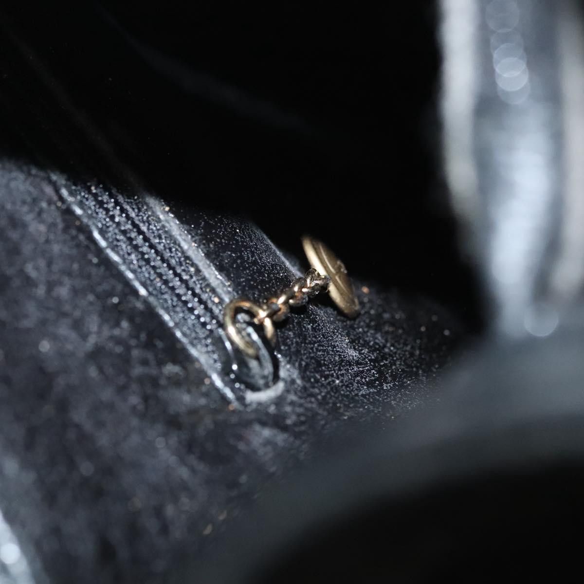 Gucci GUCCI Bamboo Hand Bag Suede Black Gold Size ONE SIZE - 23 Thumbnail