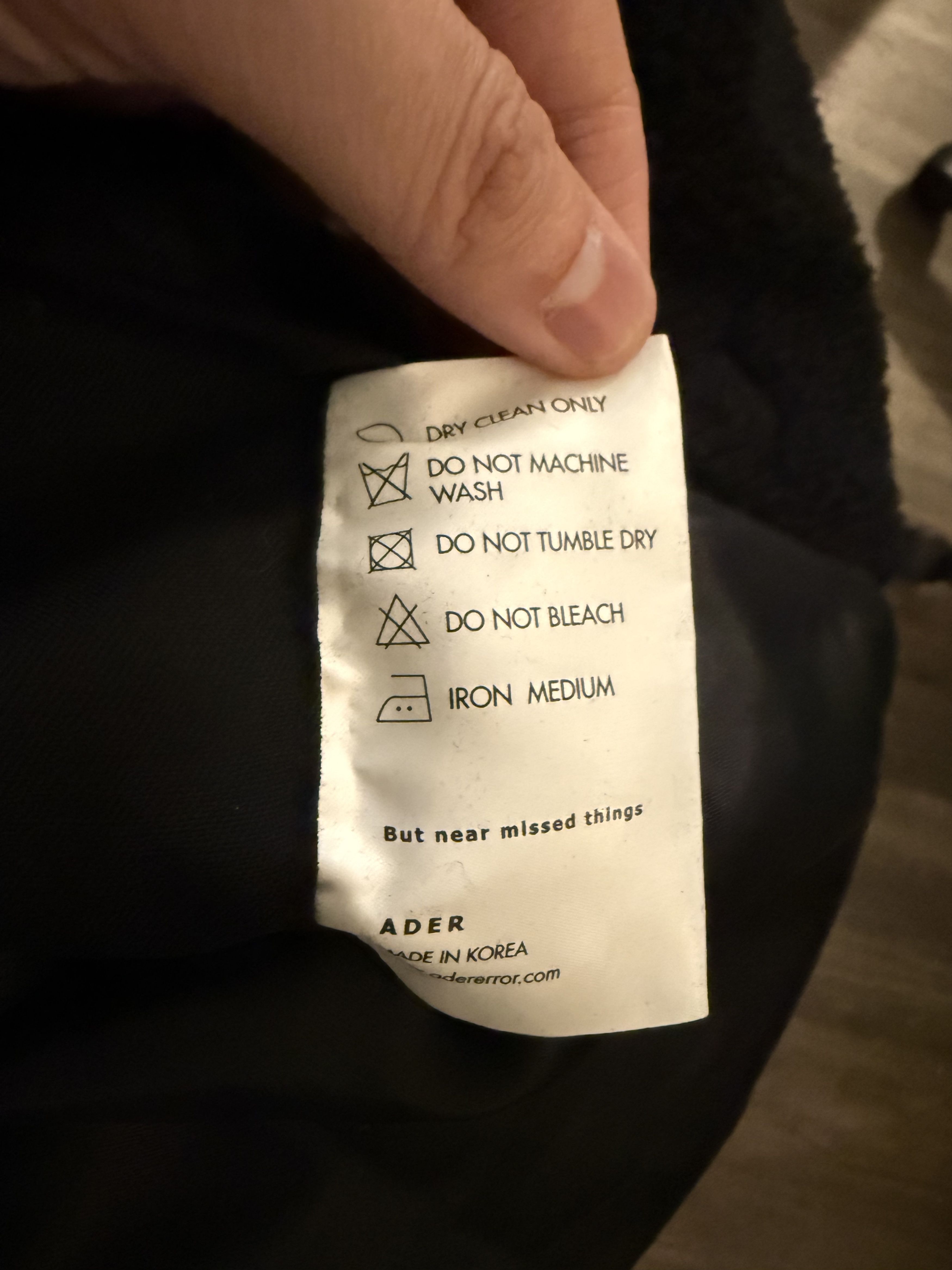Ader Error Ader Error Fury Coat 2020s Size US M / EU 48-50 / 2 - 5 Thumbnail