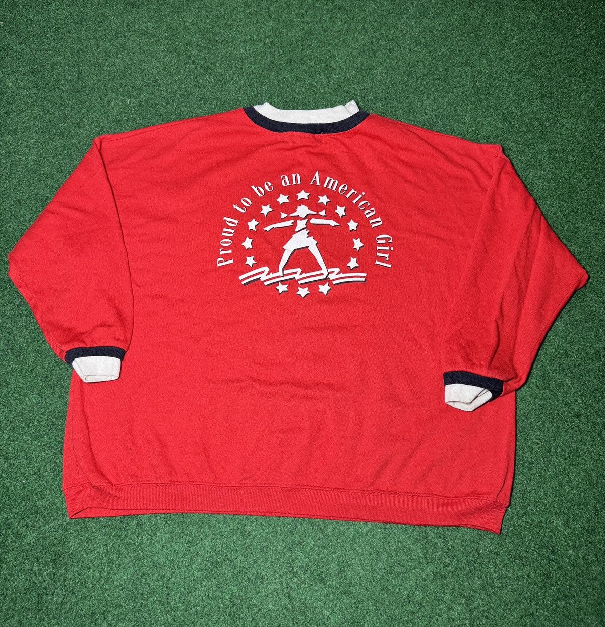 Vintage Vtg 90s American Girl Doll Proud To Be American Sweatshirt Size S / US 4 / IT 40 - 1 Thumbnail