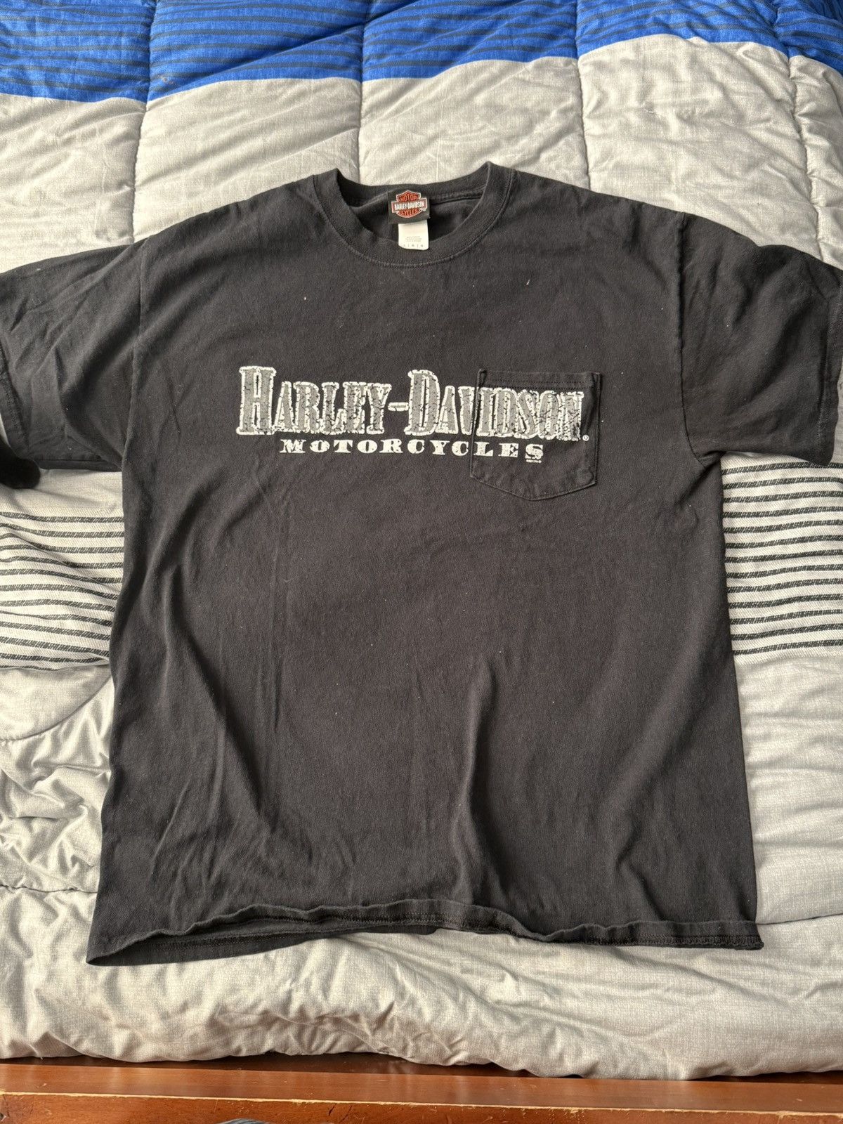 Harley Davidson Harley Davidson black and white streetwear tee Size US L / EU 52-54 / 3 - 1 Thumbnail