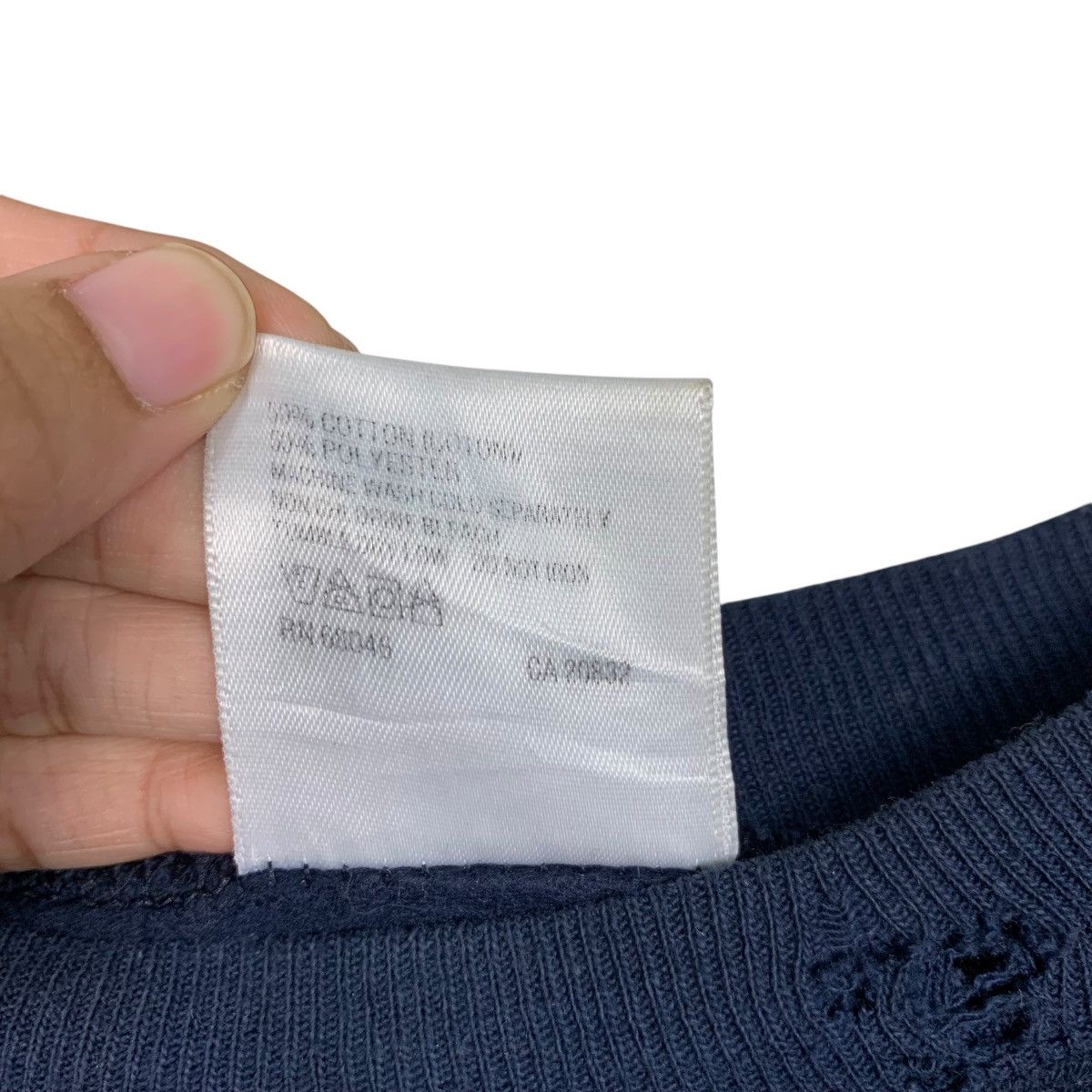 Tultex 90” TULTEX Plain Navy Blue Crewneck Sweatshirt #1605-C72 Size US L / EU 52-54 / 3 - 11 Thumbnail
