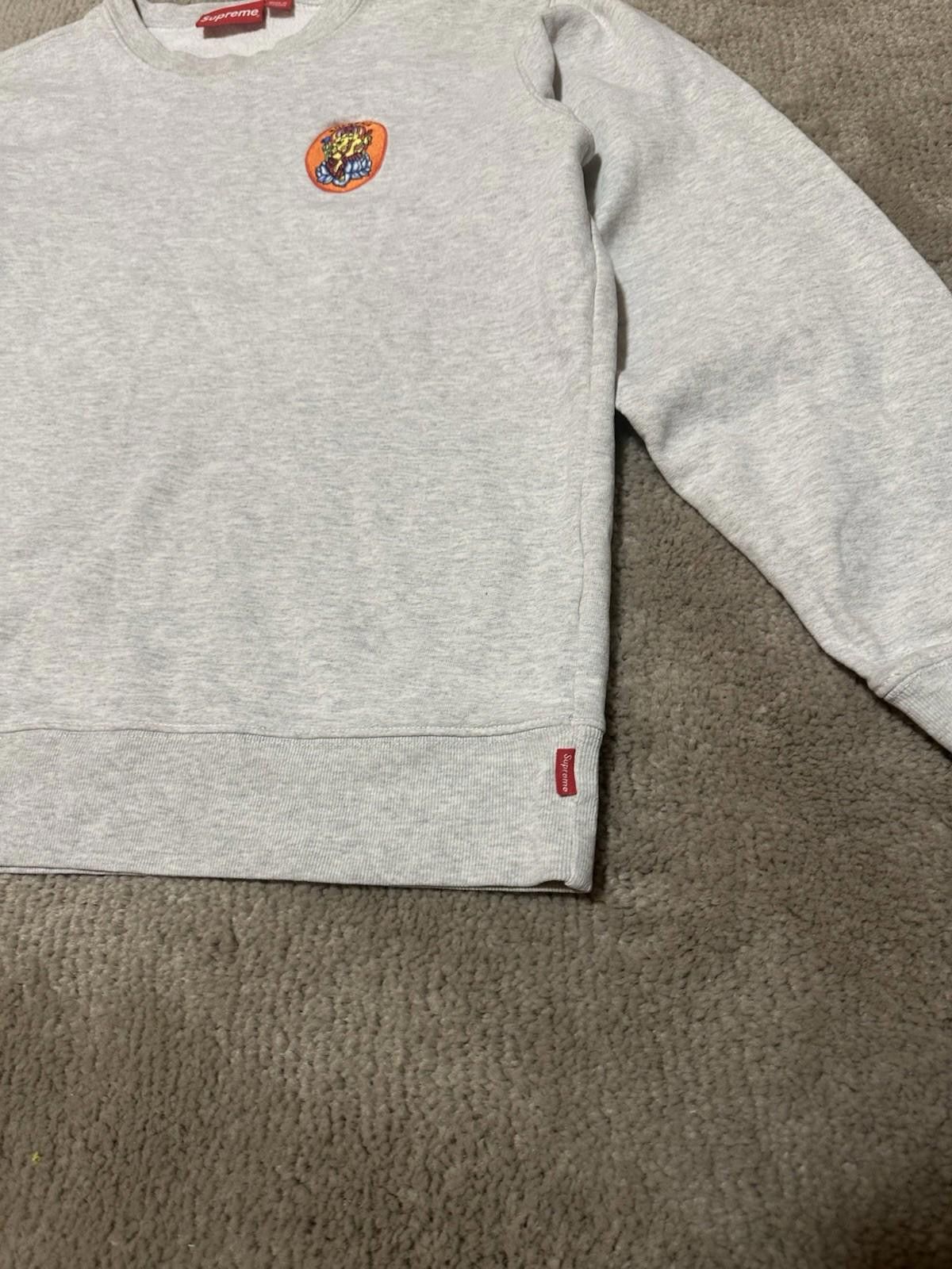Supreme Supreme Ganesh Crewneck SS18 Ash Grey Sz M Size US M / EU 48-50 / 2 - 4 Thumbnail