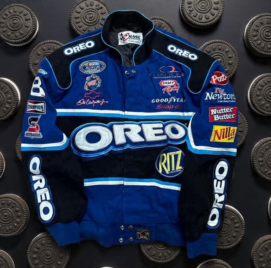 JH Design VINTAGE OREO NASCAR JACKET SZ SMALL Size US S / EU 44-46 / 1 - 1 Thumbnail