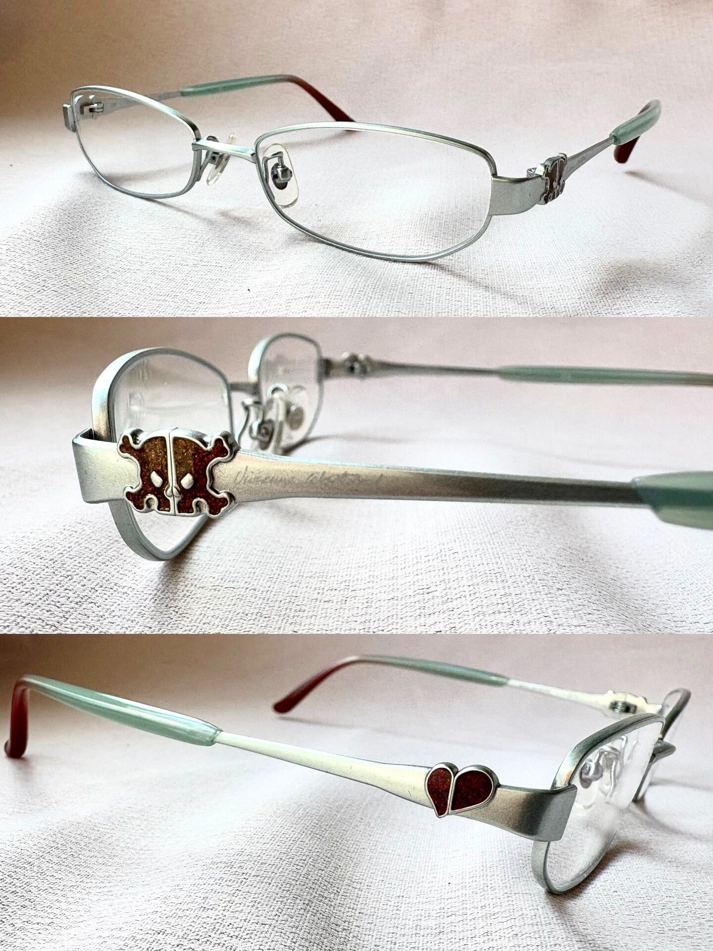 Vivienne Westwood Vivienne Westwood Vintage Cyber Heart Skull Frame Size ONE SIZE - 1 Thumbnail