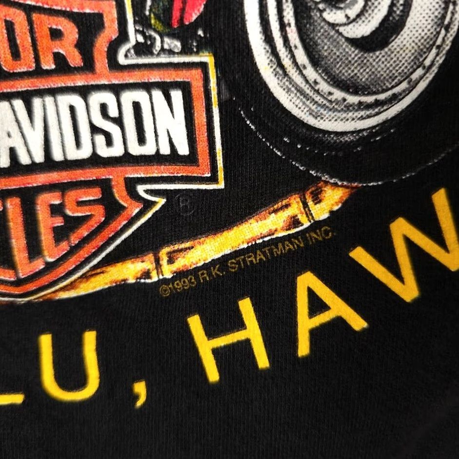 Harley Davidson VINTAGE Harley-Davidson T Shirt Mens XL Black 90s Panhead Honolulu USA Harley-Davidson Mens XL Black 90s Panhead Honolulu USA Size US XL / EU 56 / 4 - 7 Thumbnail