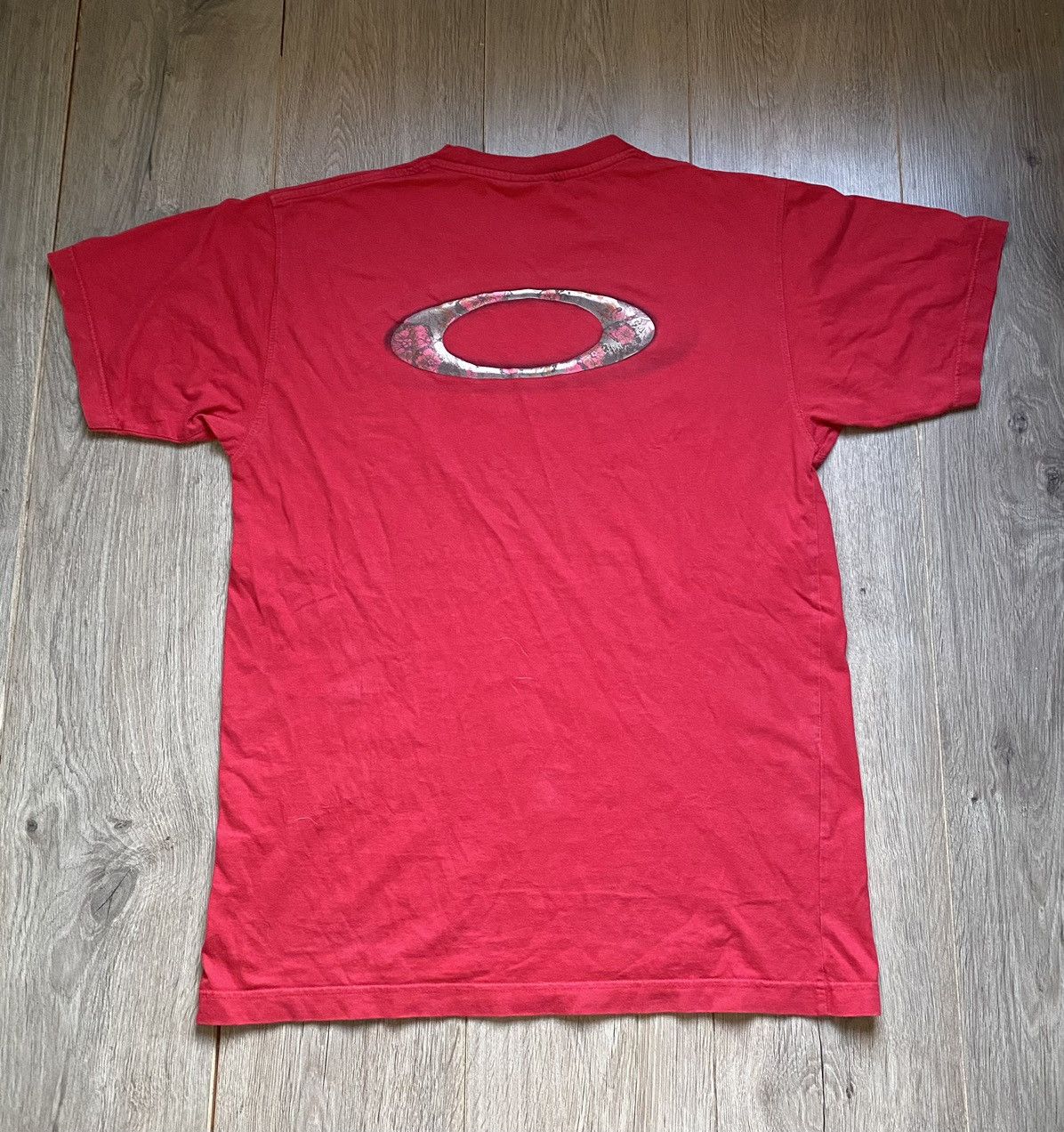 Vintage Oakley T-Shirt Big Logo Boxy Archival Japanese Y2K