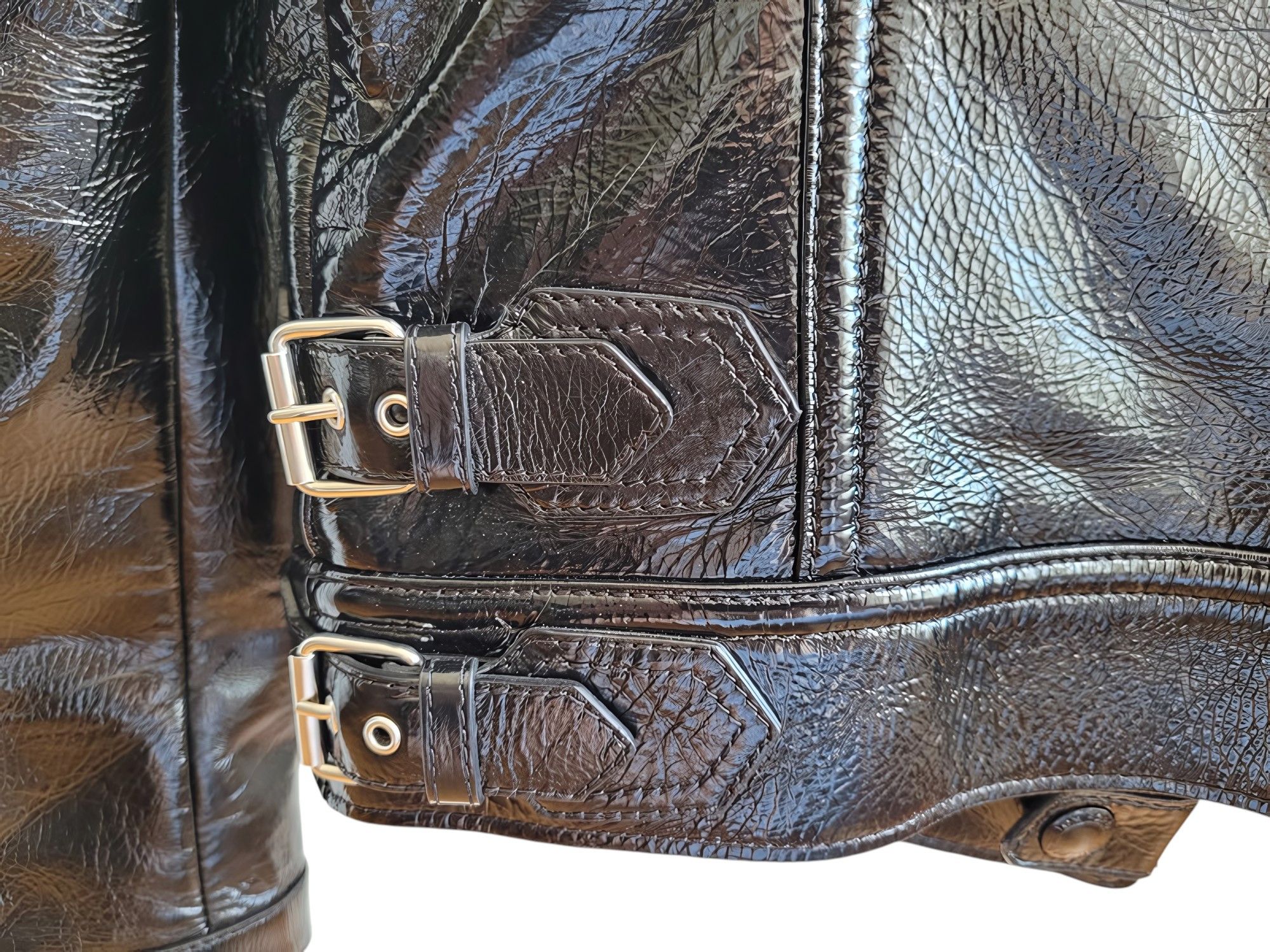 Tom Ford LEATHER BIKER JACKET Size US M / EU 48-50 / 2 - 6 Thumbnail