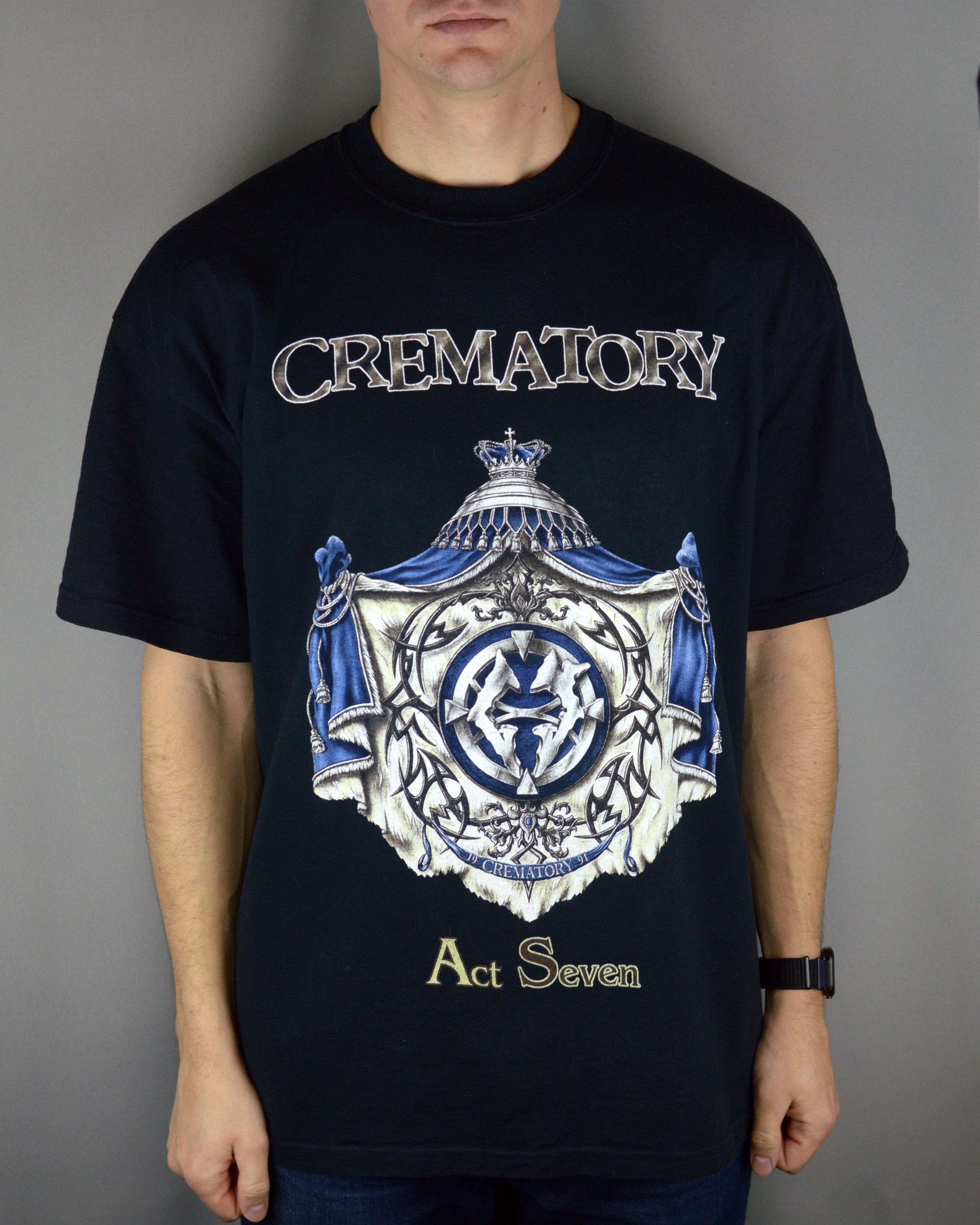 Vintage Vintage Crematory Act Seven t shirt Size US XL / EU 56 / 4 - 1 Thumbnail
