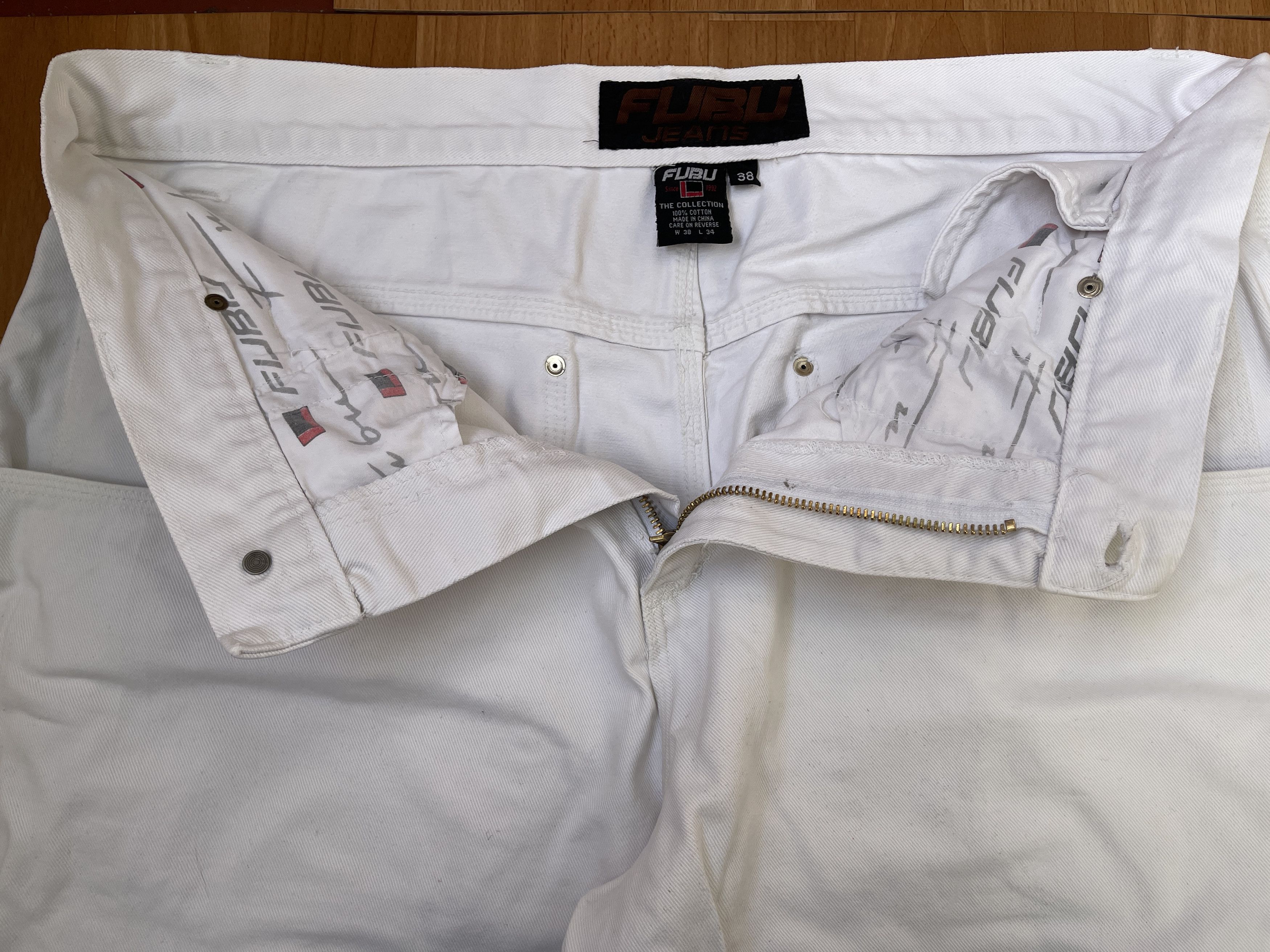 Fubu FUBU jeans, vintage baggy jeans, 90s hip hop skater Y2K 38 Size US 38 / EU 54 - 15 Thumbnail