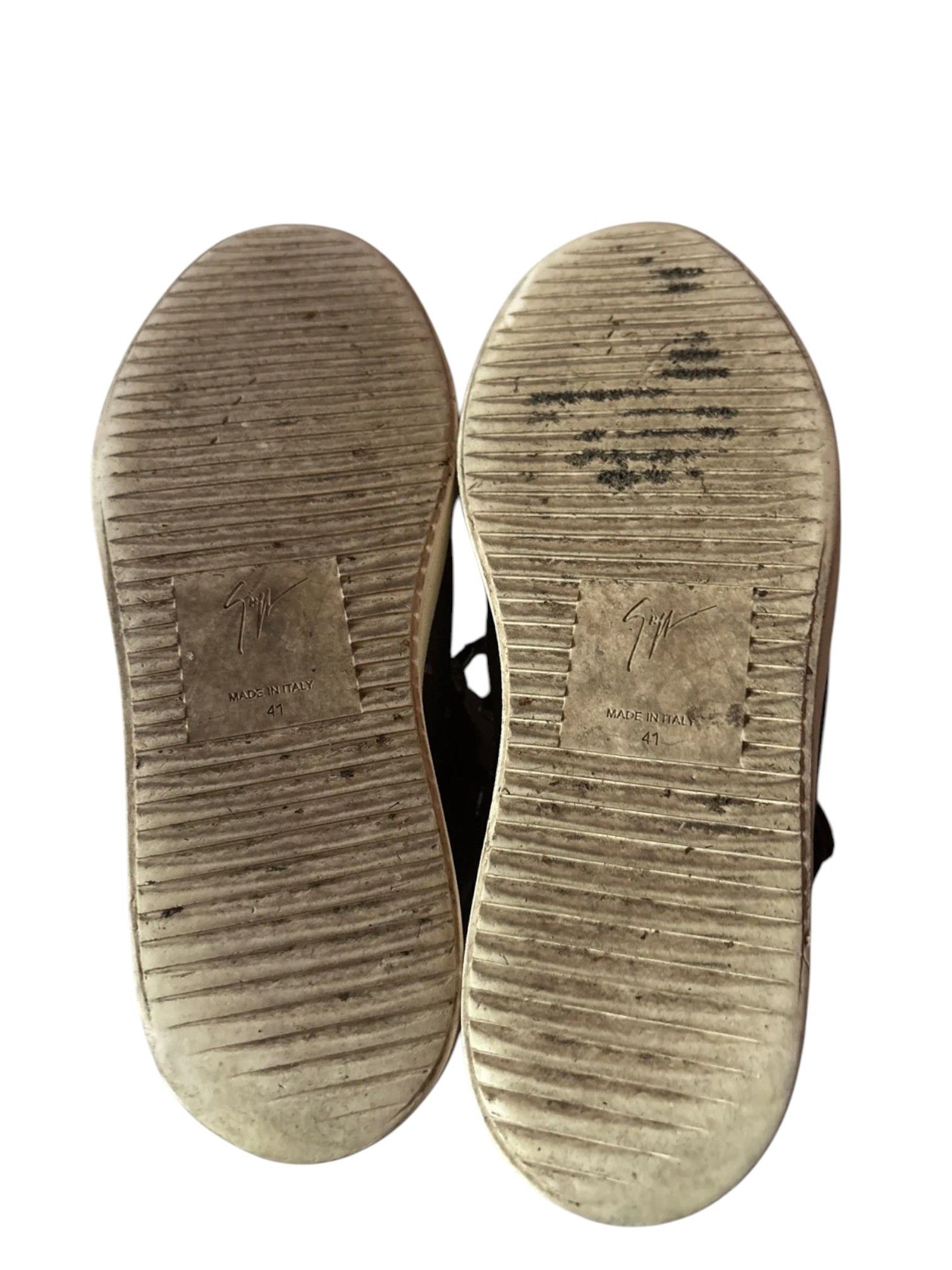 Giuseppe Zanotti Giuseppe Zanotti Lizard Silver Strap Sneaker c. 2013 Size US 8 / EU 41 - 8 Thumbnail