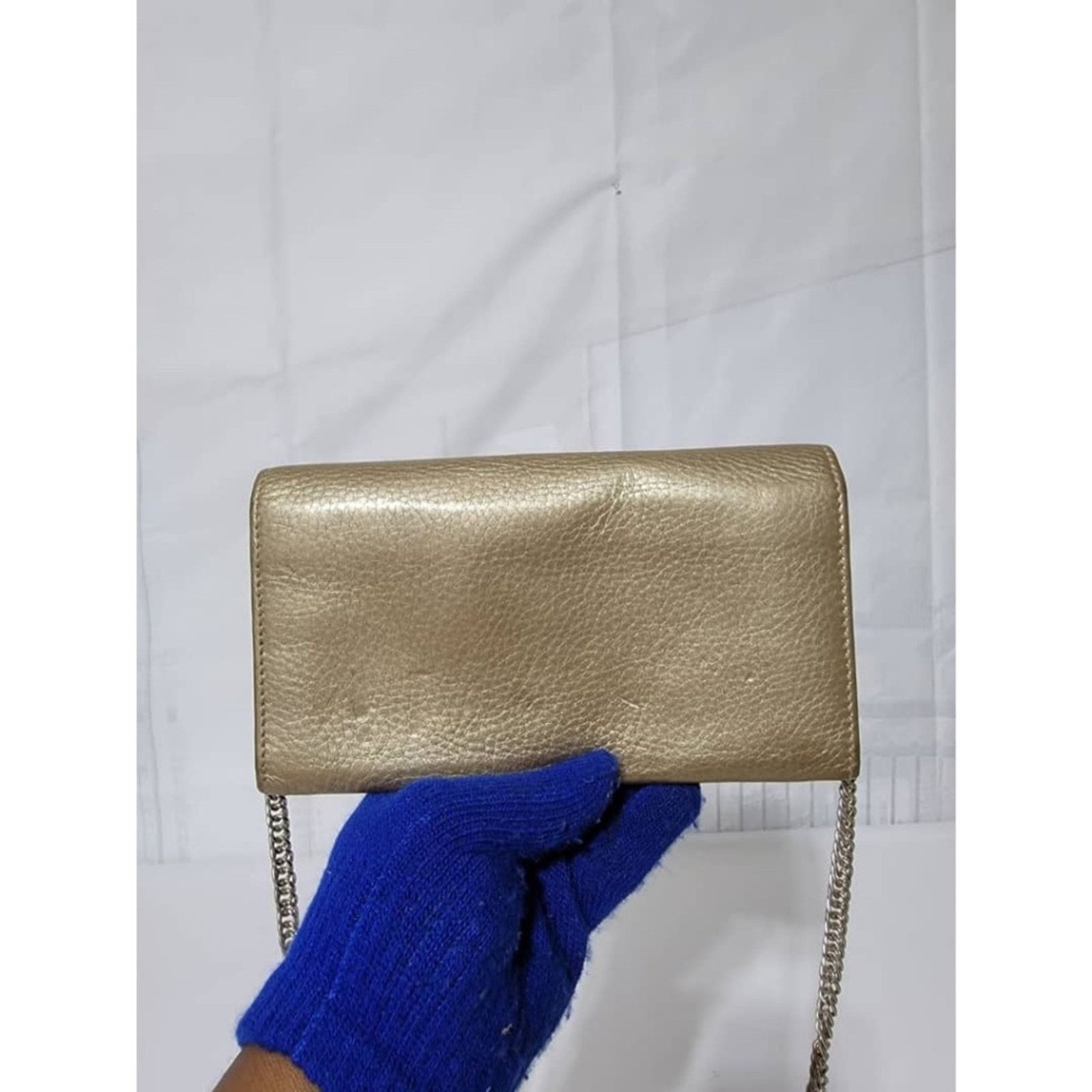 Gucci Authentic Gucci Lovely Heart Wallet Gold Size ONE SIZE - 9 Thumbnail