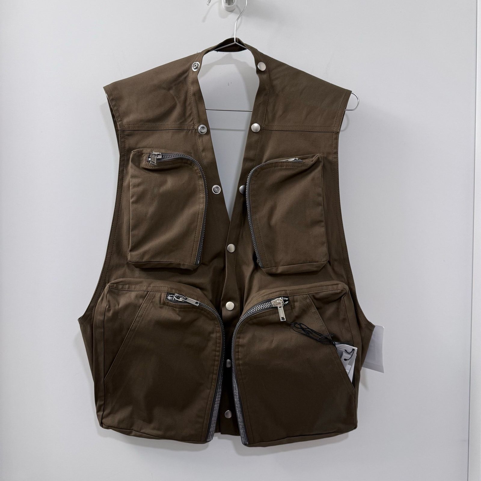 トップス Rick owens 14ss long leather strap vest Black Hollywood Cargo Vest by Rick Owens on Sale