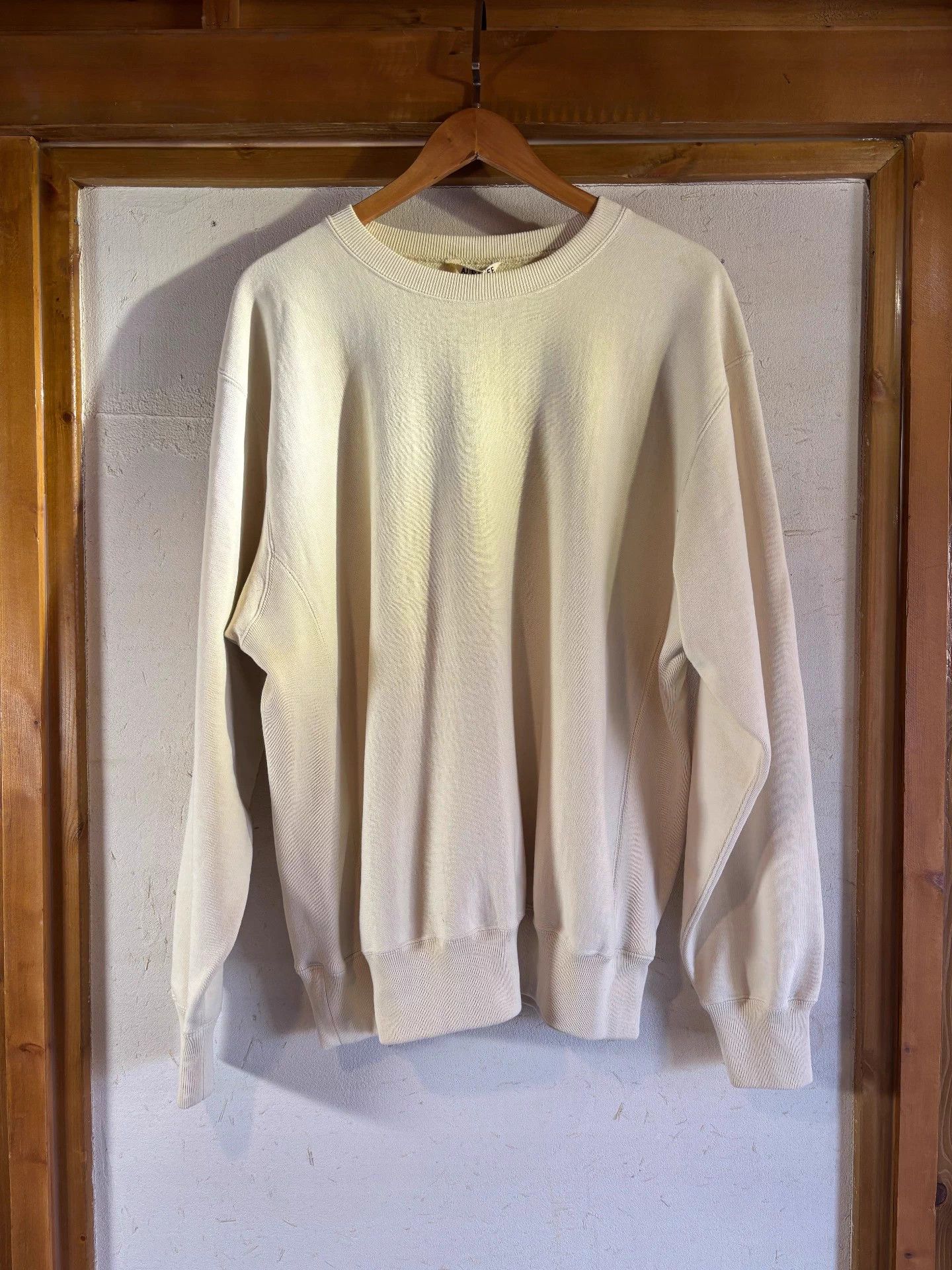 Auralee Auralee 25ss Garment Dyed Elastic High Gauge Sweatshirt Size US XXL / EU 58 / 5 - 1 Thumbnail