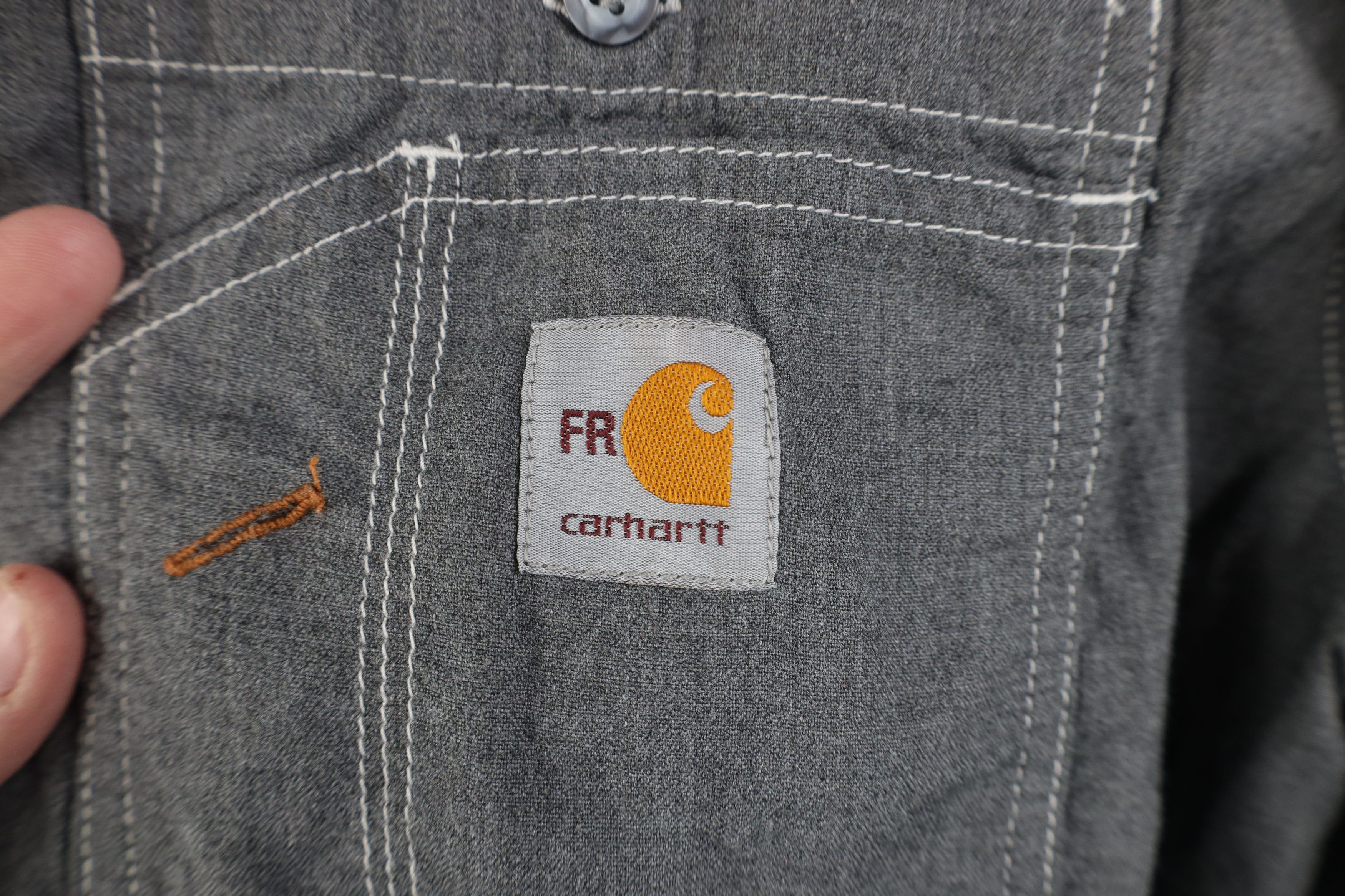 Carhartt Carhartt FR Fire Flame Resistant Collared Button Down Shirt Size US XL / EU 56 / 4 - 4 Thumbnail