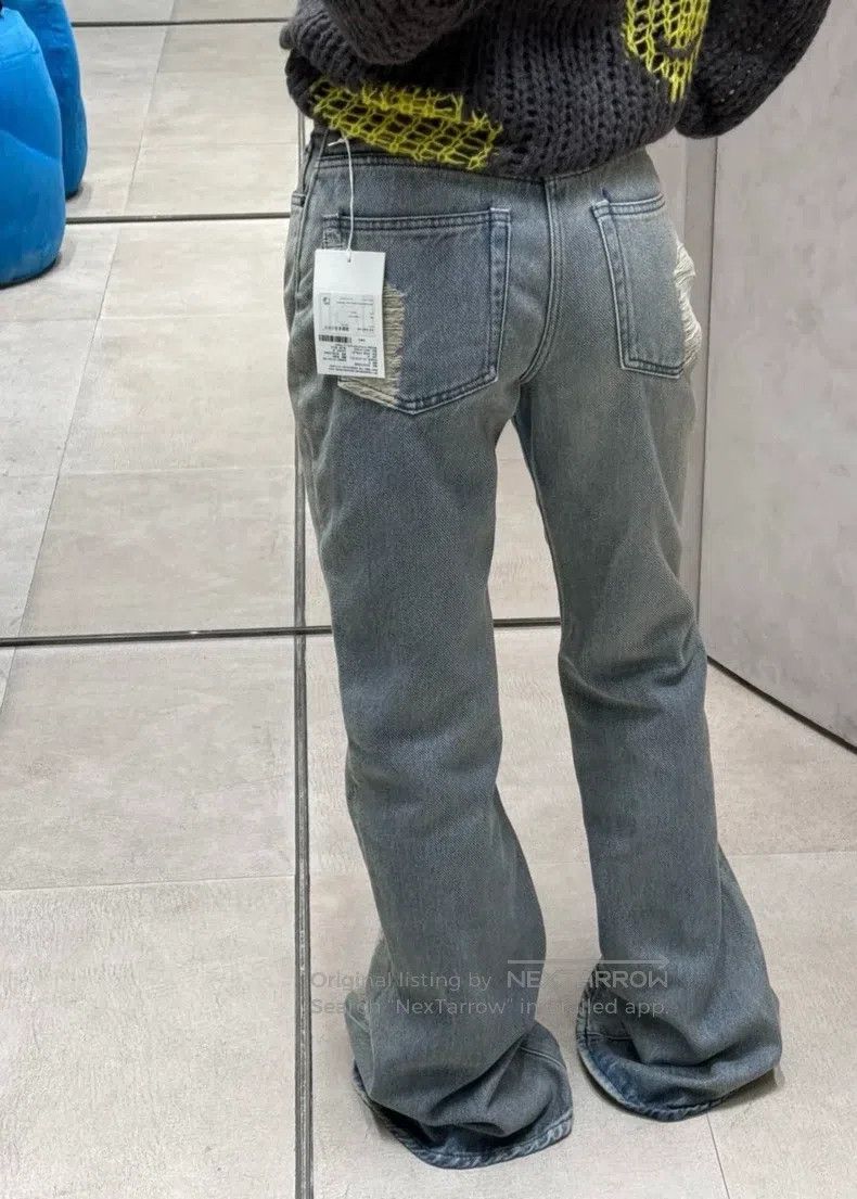 Acne Studios Acne Studios Zip-Fly High-Waist Flared Jeans Size 37" - 3 Thumbnail
