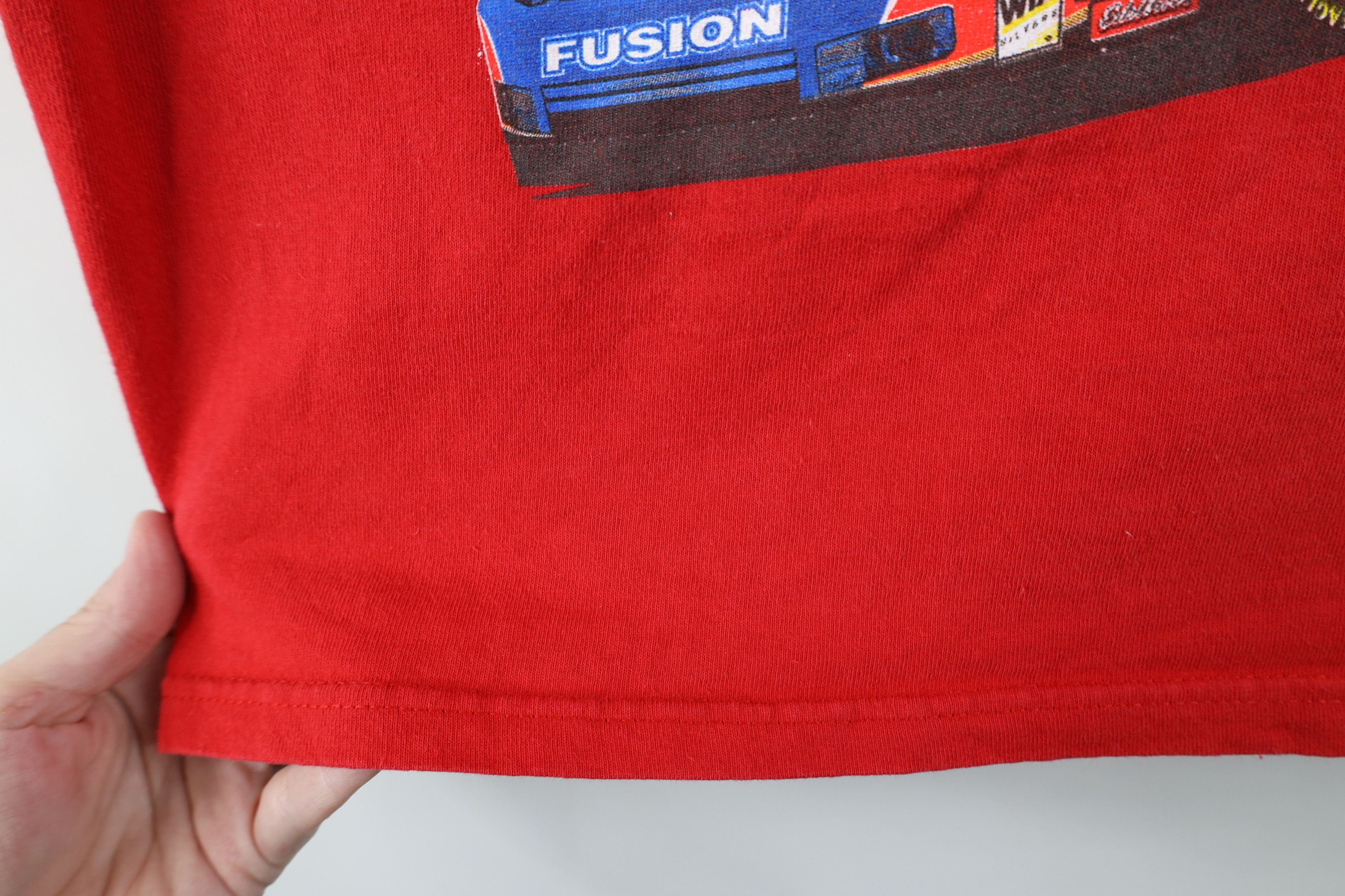 Vintage Vintage Y2K 2006 Nascar Mark Martin Racing T-Shirt Red Size US L / EU 52-54 / 3 - 6 Thumbnail