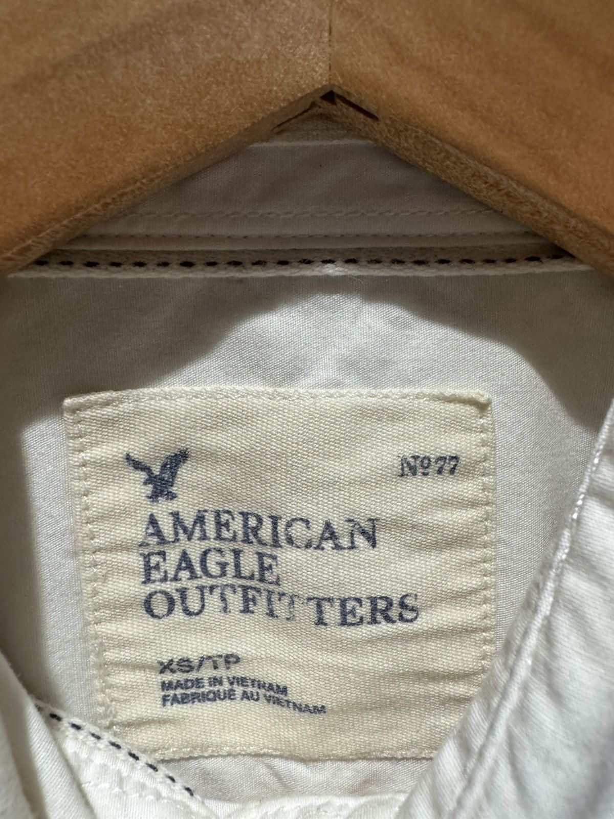 American Eagle Outfitters Vintage American Eagle Button Up White XS Collared Shirt Size US XS / EU 42 / 0 - 3 Thumbnail