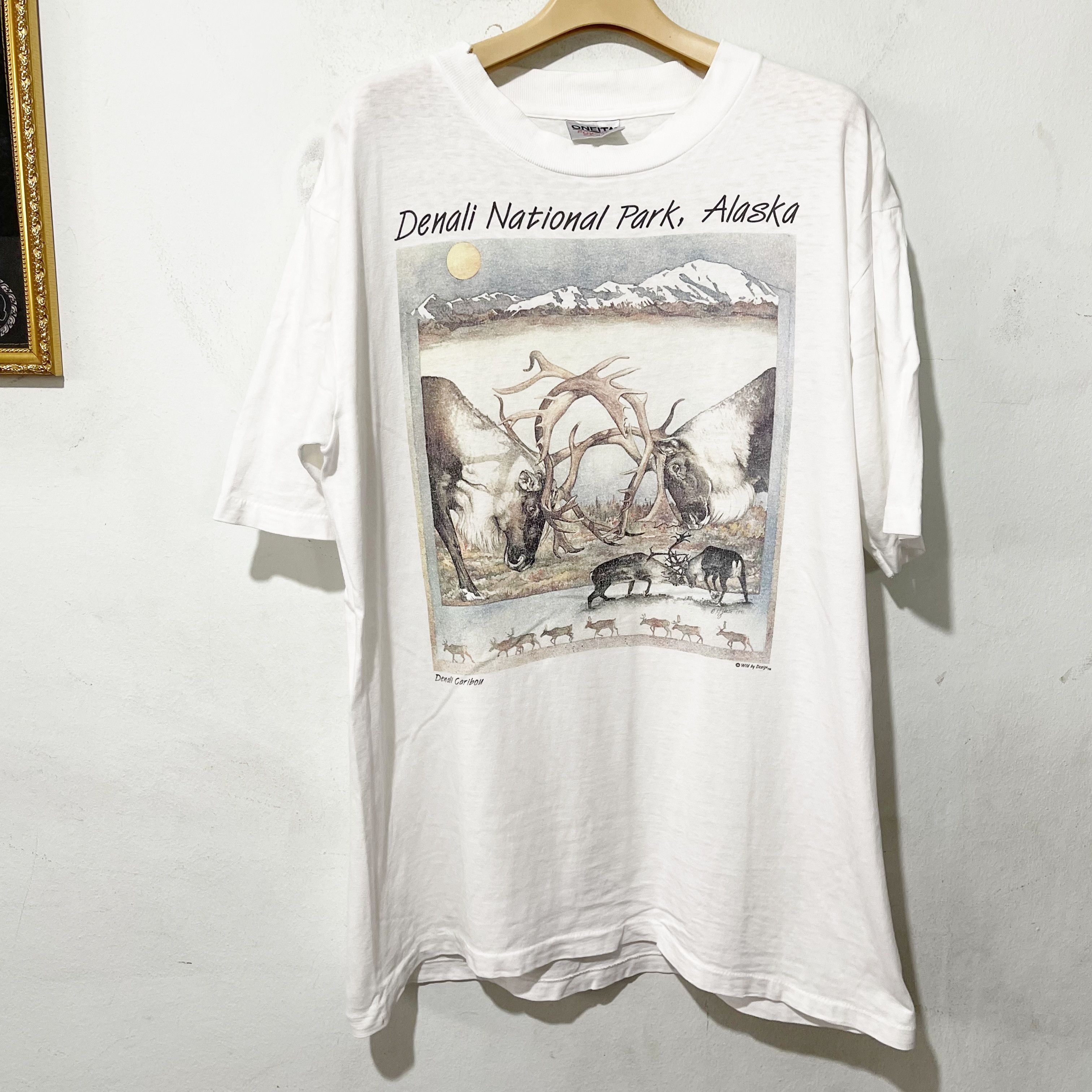 Vintage Vintage 90s Alaska National Park T-ShirT Size US L / EU 52-54 / 3 - 1 Thumbnail