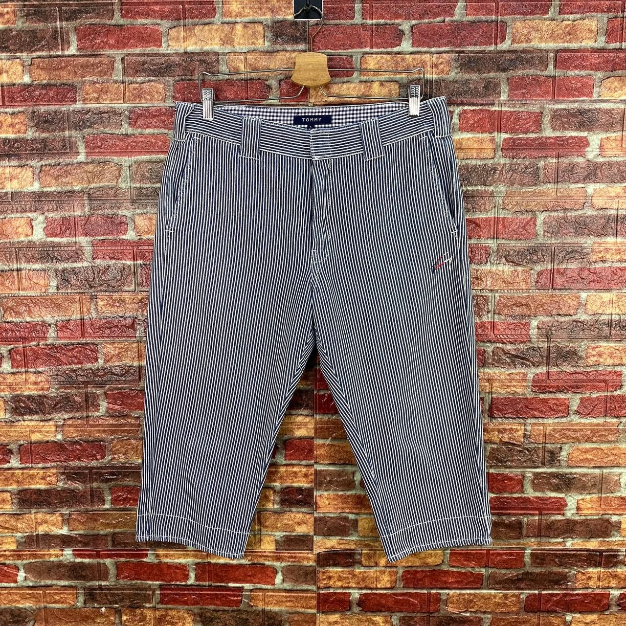 Dickies DICKIES X TOMMY Hickory Stripe Workwear Carpenter Pants Size US 33 - 1 Thumbnail