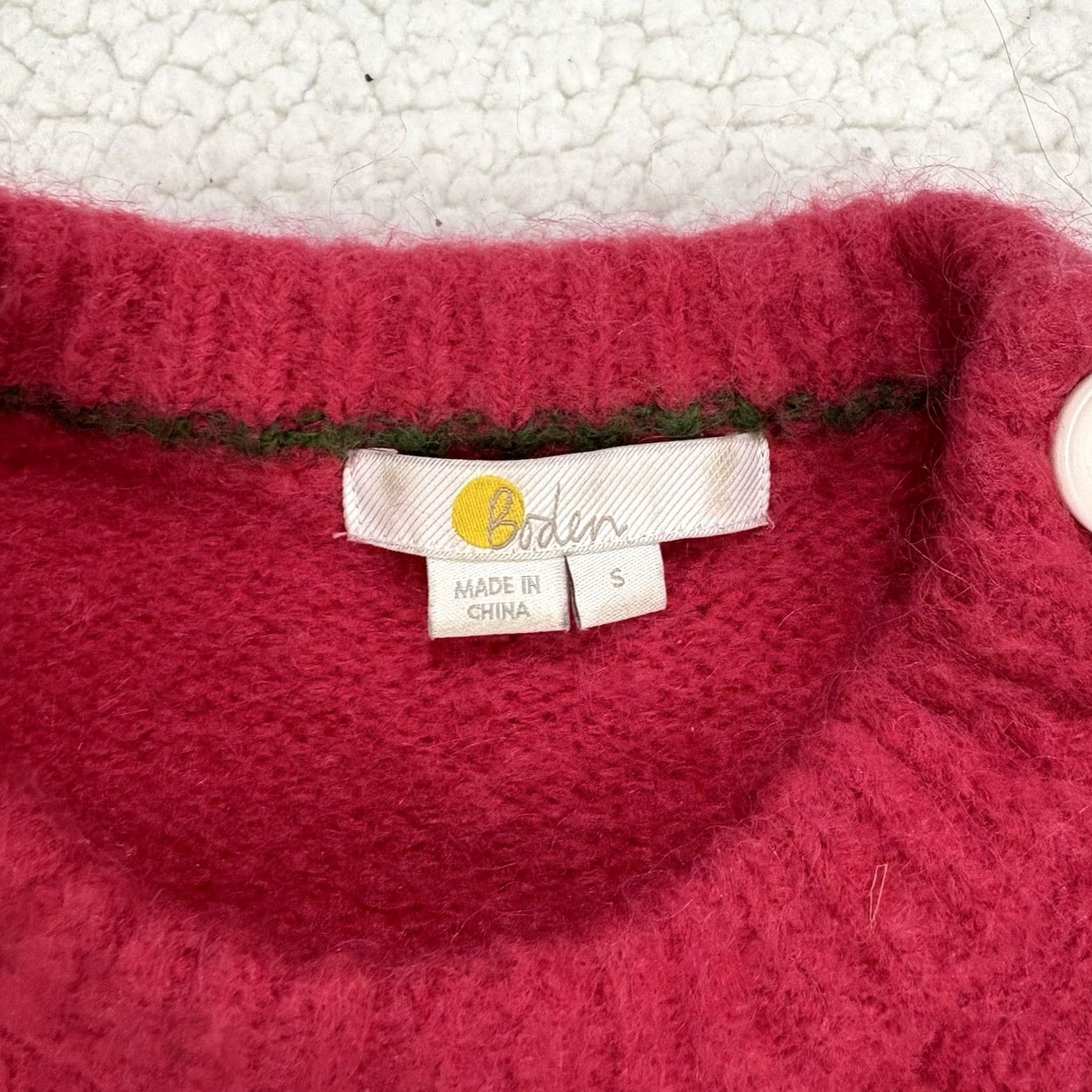 Boden Boden Pink Knit Sweater Wool Mohair Blend Button Shoulder Jumper Barbie Size S Women Pullover Crew Neck Long Sleeve Size S / US 4 / IT 40 - 3 Thumbnail