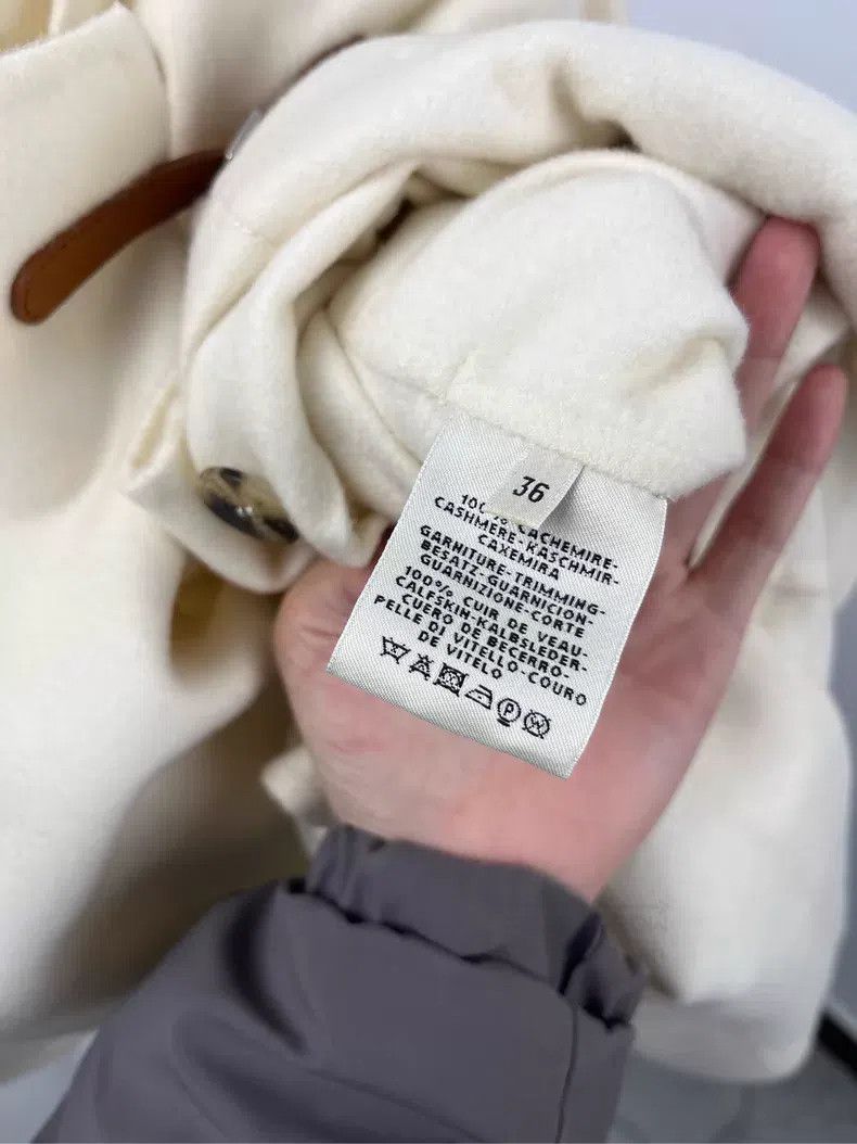 Hermes Hermes White Long Sleeve Wool Coat Size XS / US 0-2 / IT 36-38 - 5 Thumbnail