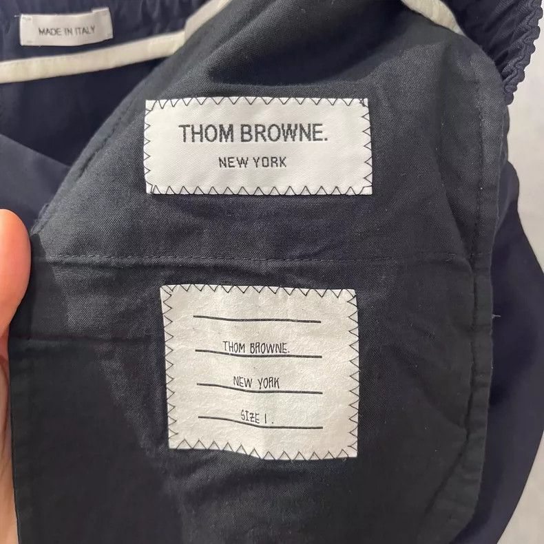 Thom Browne Thom browne Size 1 Classic four-striped elastic casual pan Size US 30 / EU 46 - 3 Thumbnail