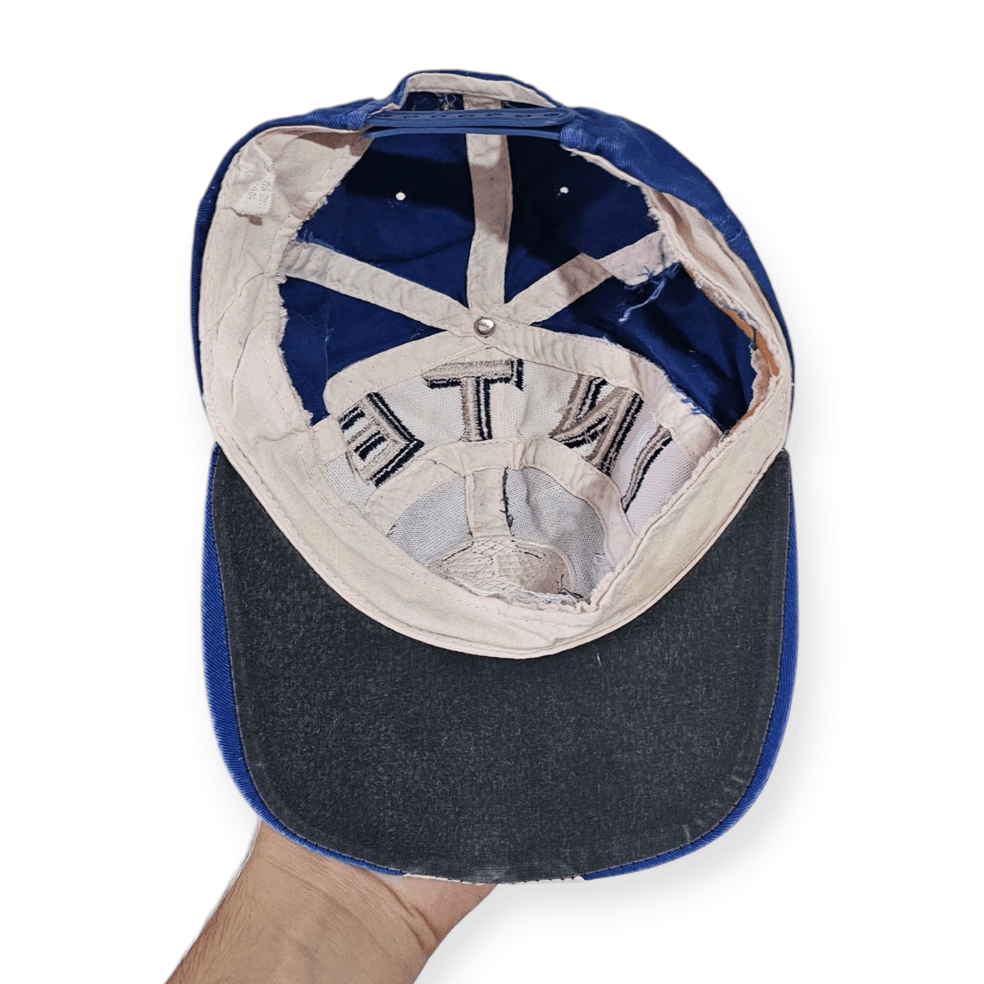 Vintage Inter Milan 90's Big Logo Hat Size ONE SIZE - 7 Thumbnail