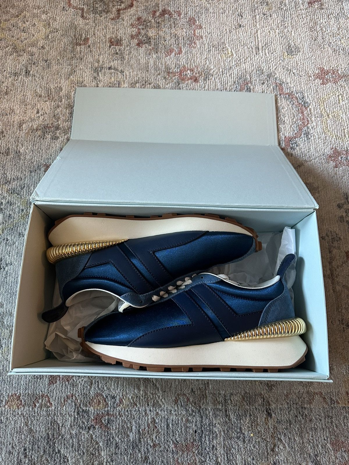 Lanvin Lanvin Bumpr sneakers with gold details. Original $950! Size US 11 / IT 41 - 2 Thumbnail