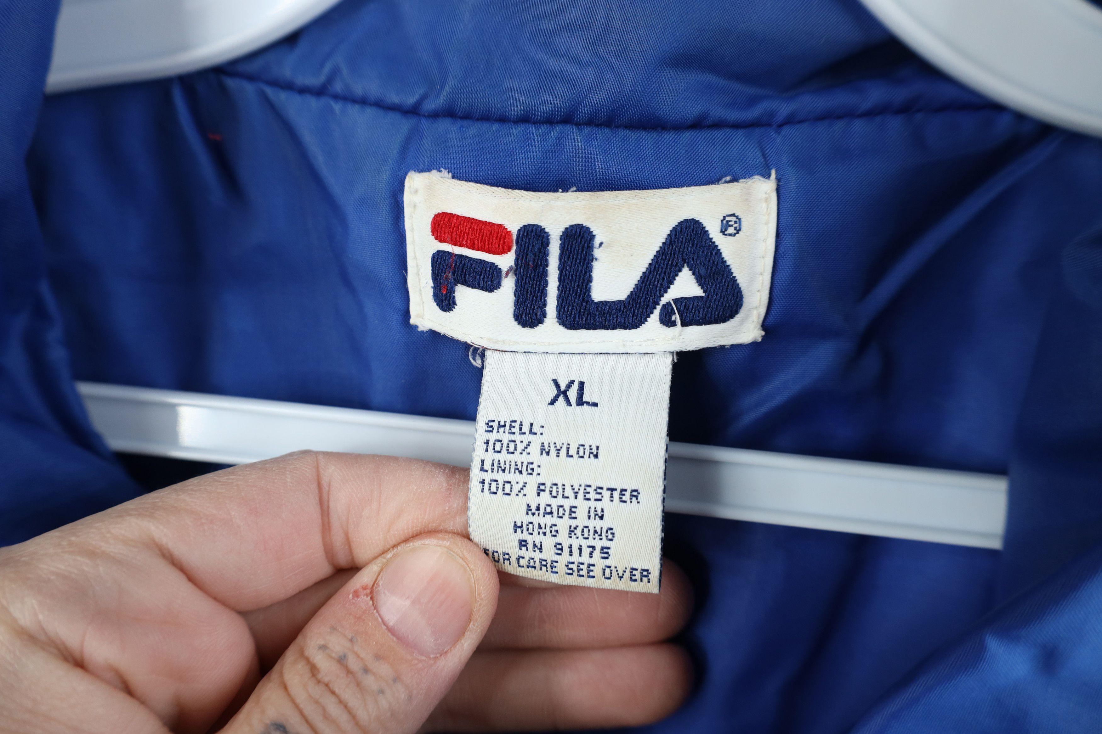 Fila Vintage 90s Fila Block Lined Bjorn Borg Windbreaker Jacket Size US XL / EU 56 / 4 - 10 Thumbnail