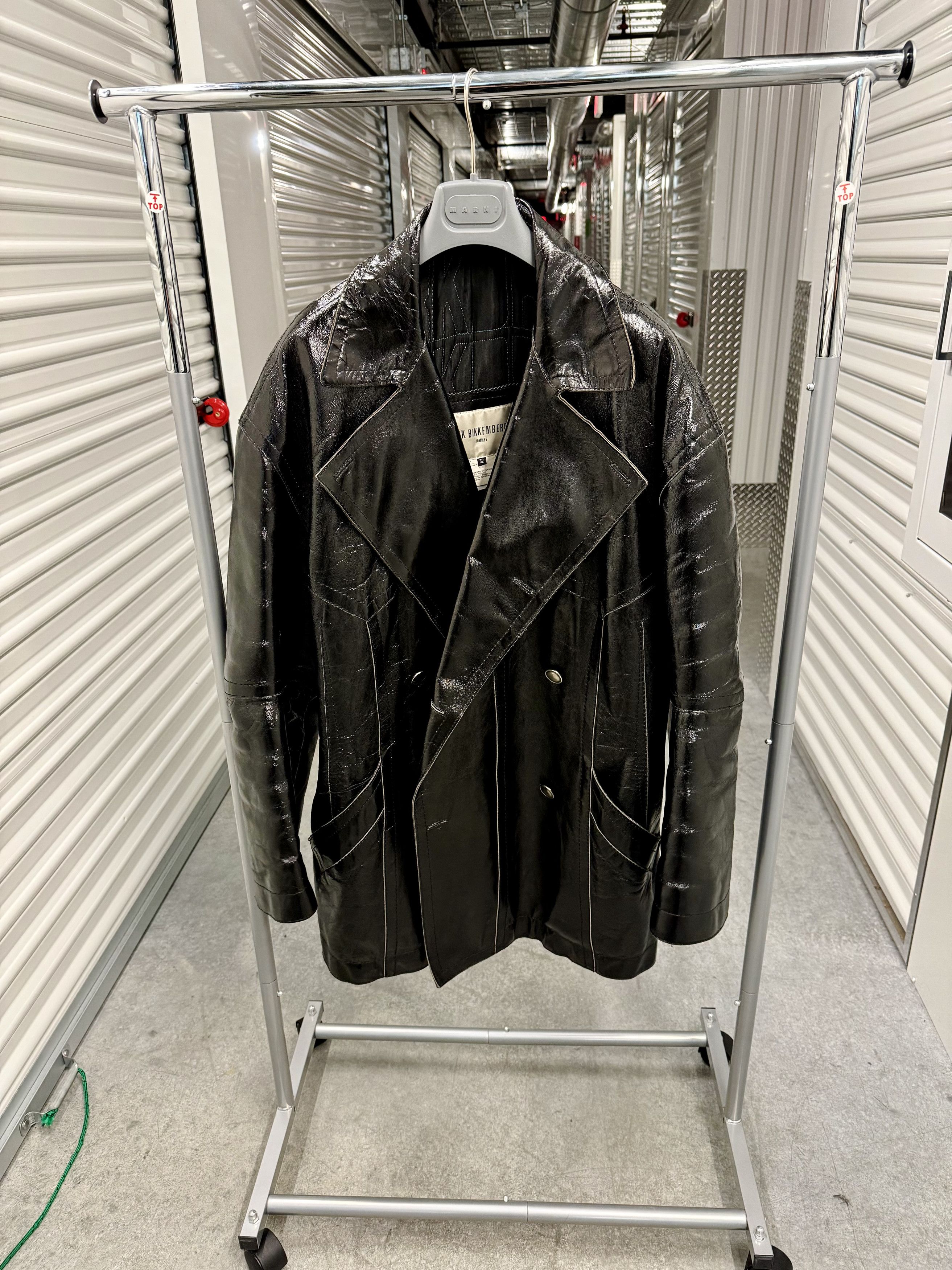 Dirk Bikkembergs Vintage Padded Leather Coat Size US L / EU 52-54 / 3 - 8 Thumbnail