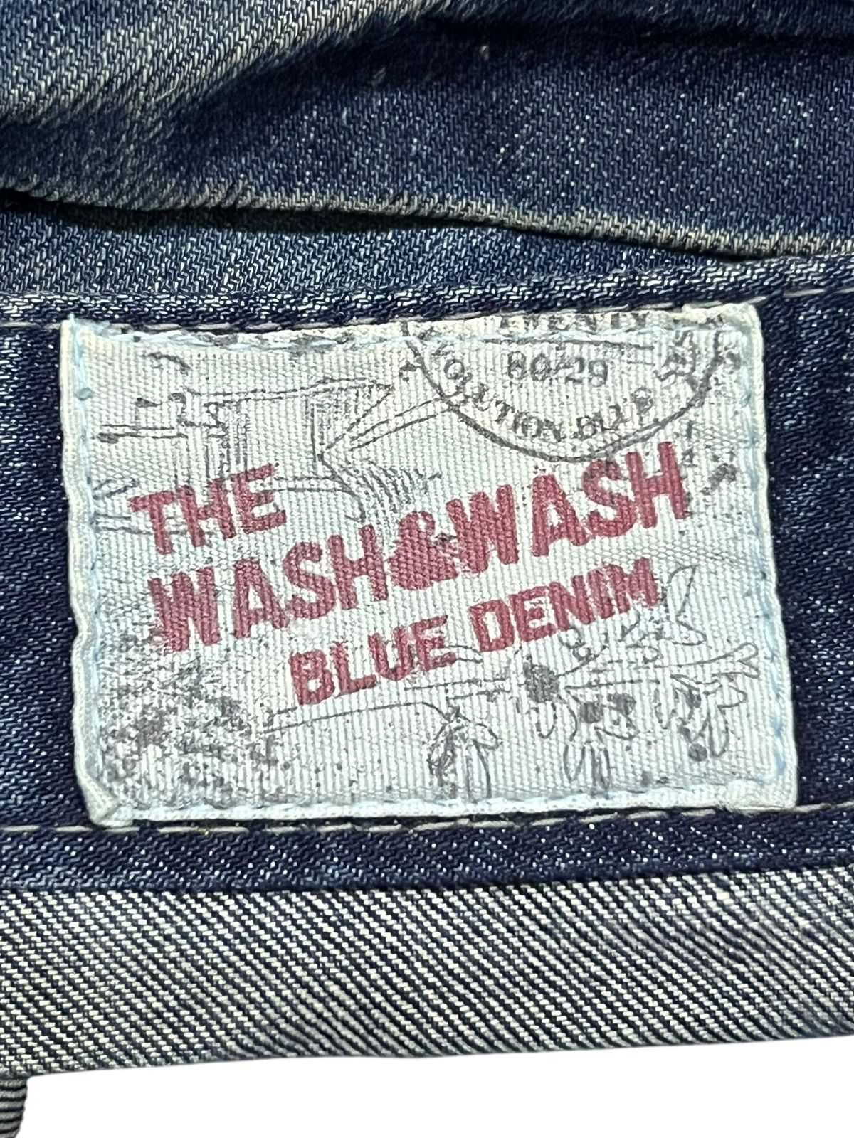 Japanese Brand Vintage The Wash & Wash Blue Denim - Mud Wash Jeans Size US 32 / EU 48 - 12 Thumbnail