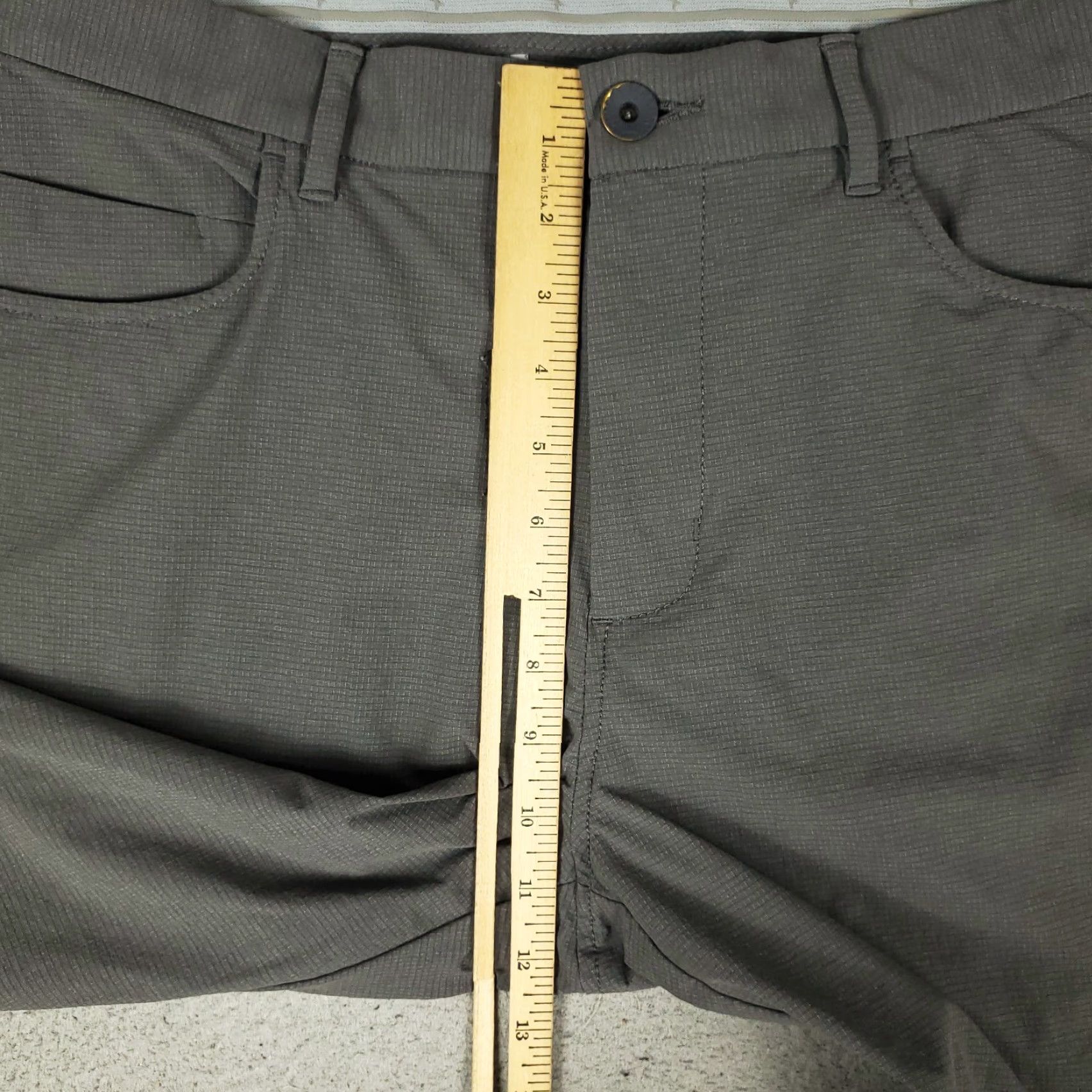 Tommy Bahama Tommy Bahama Pants Mens 36x32 Gray Nylon Stretch Flat Front Chino Trousers Size US 36 / EU 52 - 4 Thumbnail